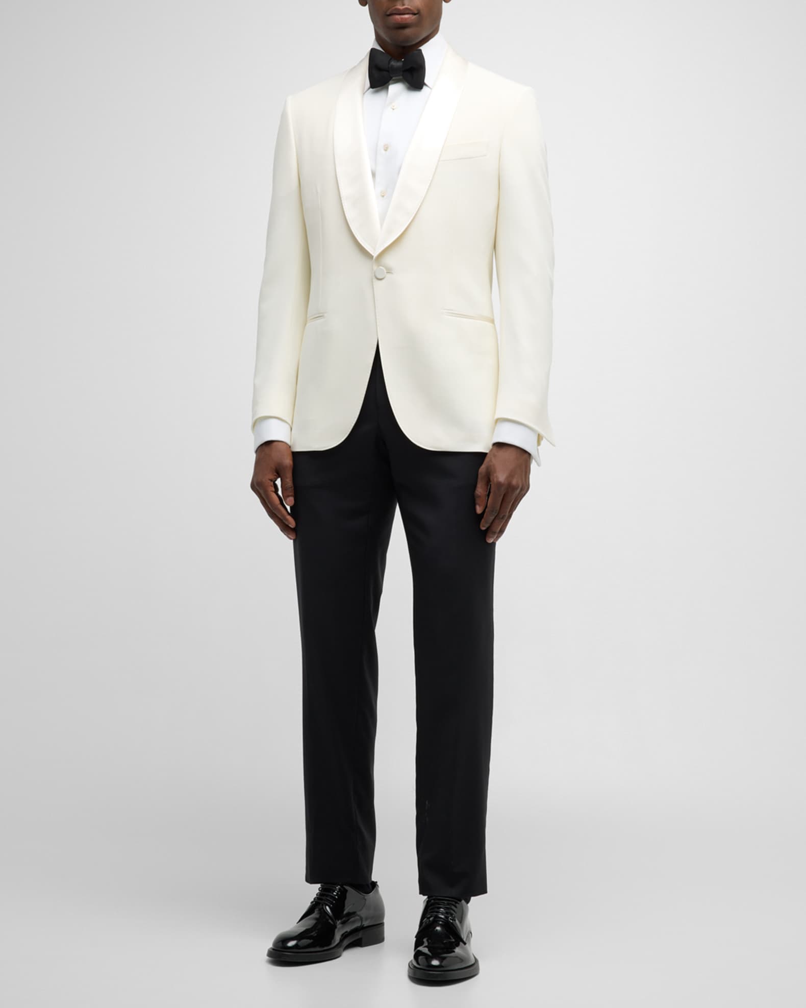 ZEGNA Men s Wool Shawl Dinner Jacket Neiman Marcus