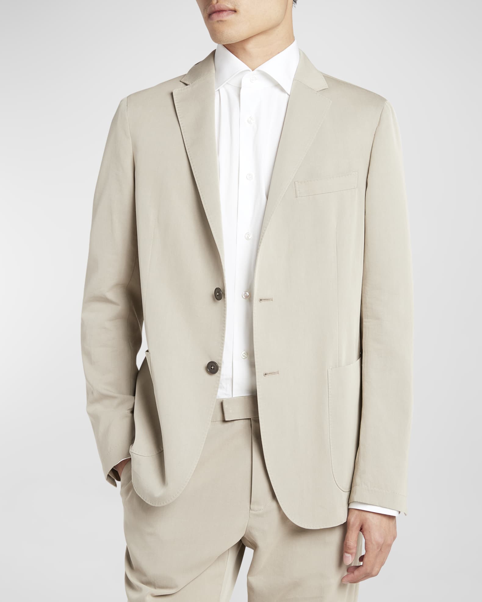 Silk cotton suit top