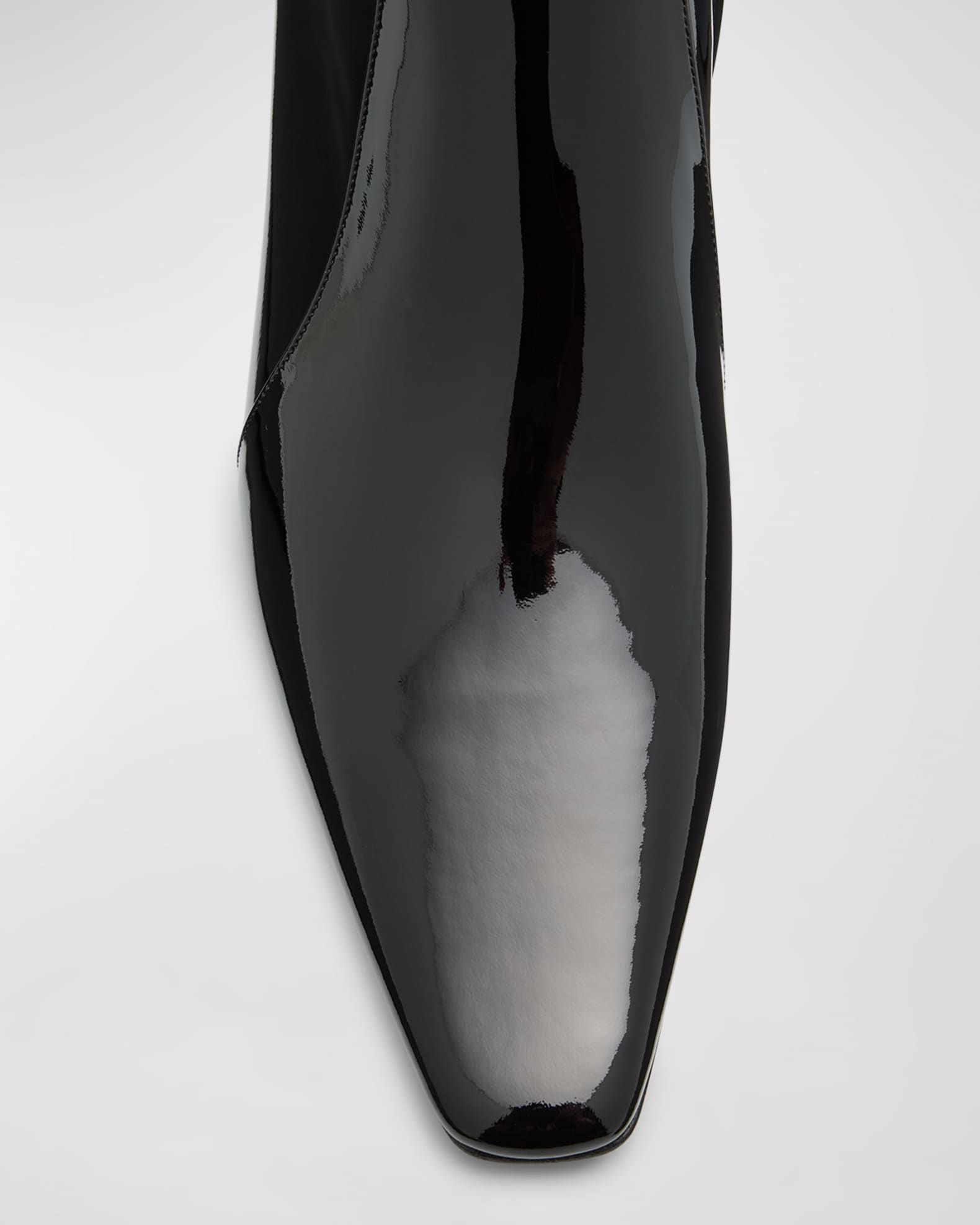 靴 Saint Laurent squaretoo heal boots41 20241001_2_SHOES_BOOTSKNEEHIGH