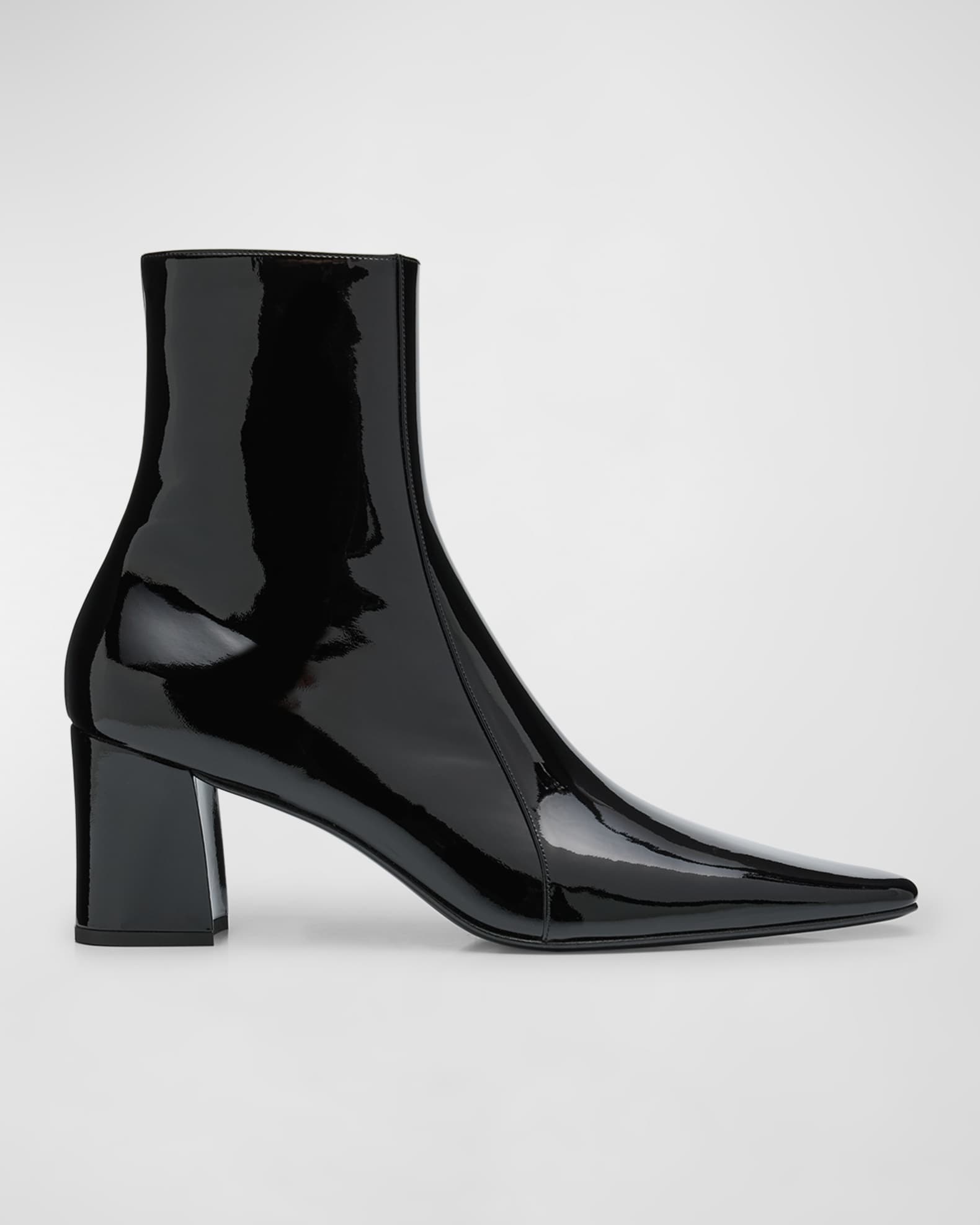Saint Laurent Men s Jose 75 Zip Ankle Boots Black Men s 10.5D Boots Ankle Boots Booties