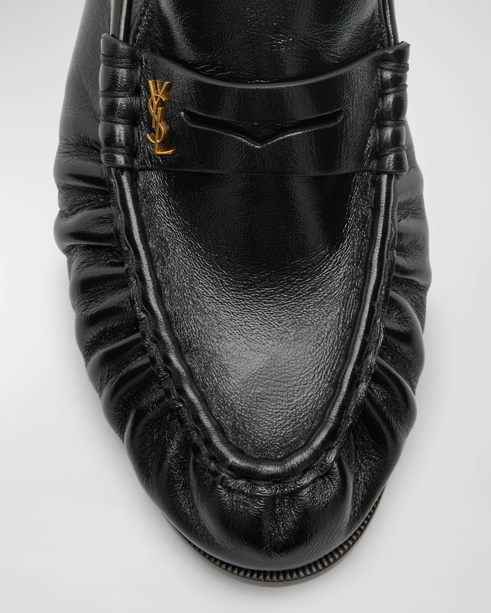 Saint Laurent Men's Le Loafer 15 Cassandre Moccasin Penny
