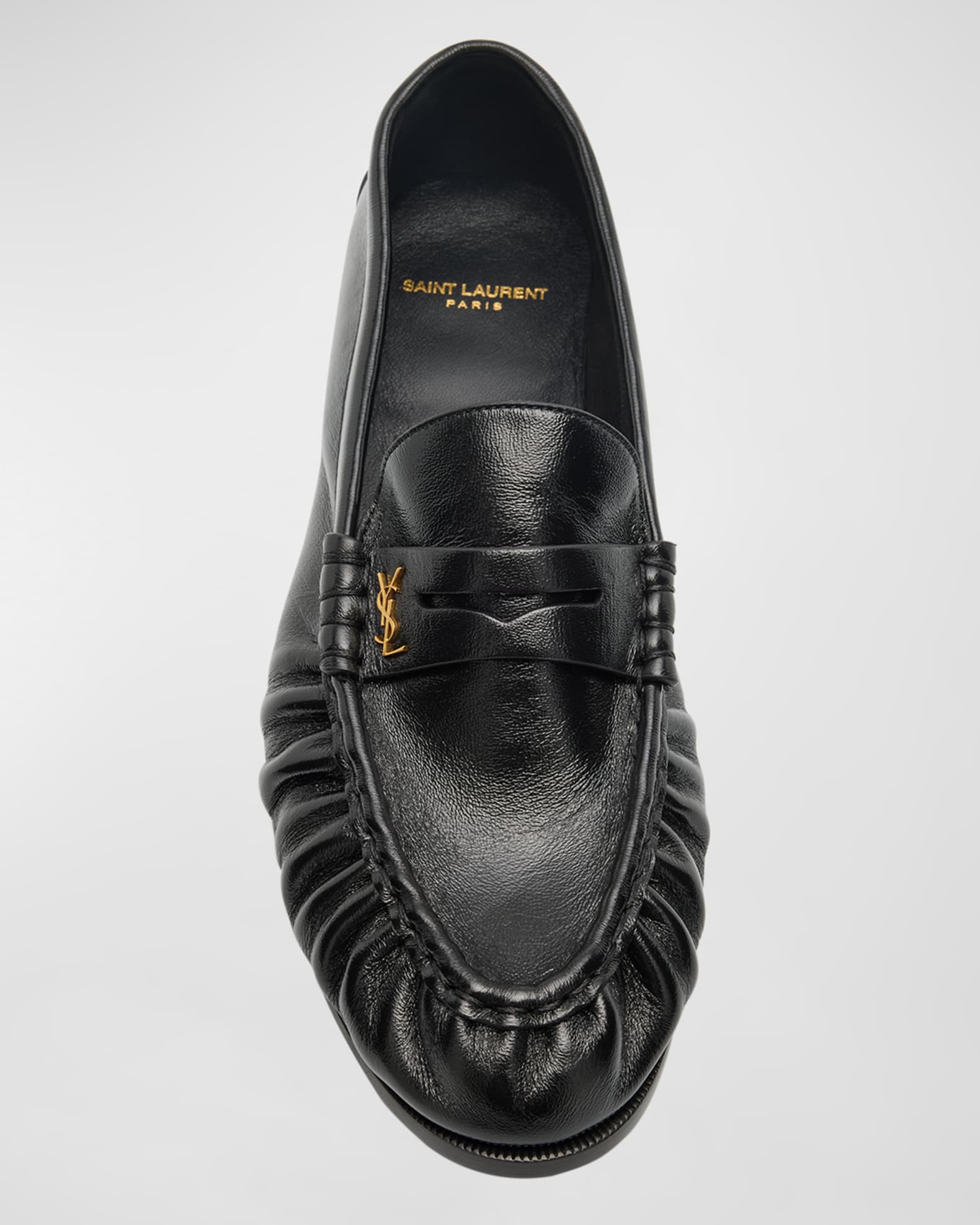 Saint Laurent Men s Le Loafer 15 Cassandre Moccasin Penny Loafers Neiman Marcus