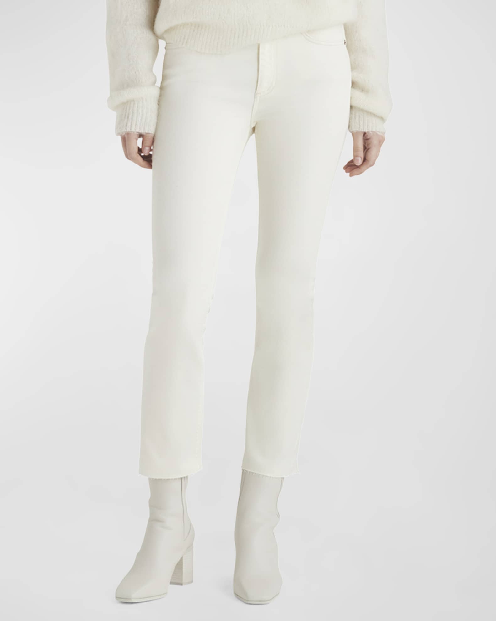 Flexi Peyton Mid-Rise Ankle Bootcut Jeans 0