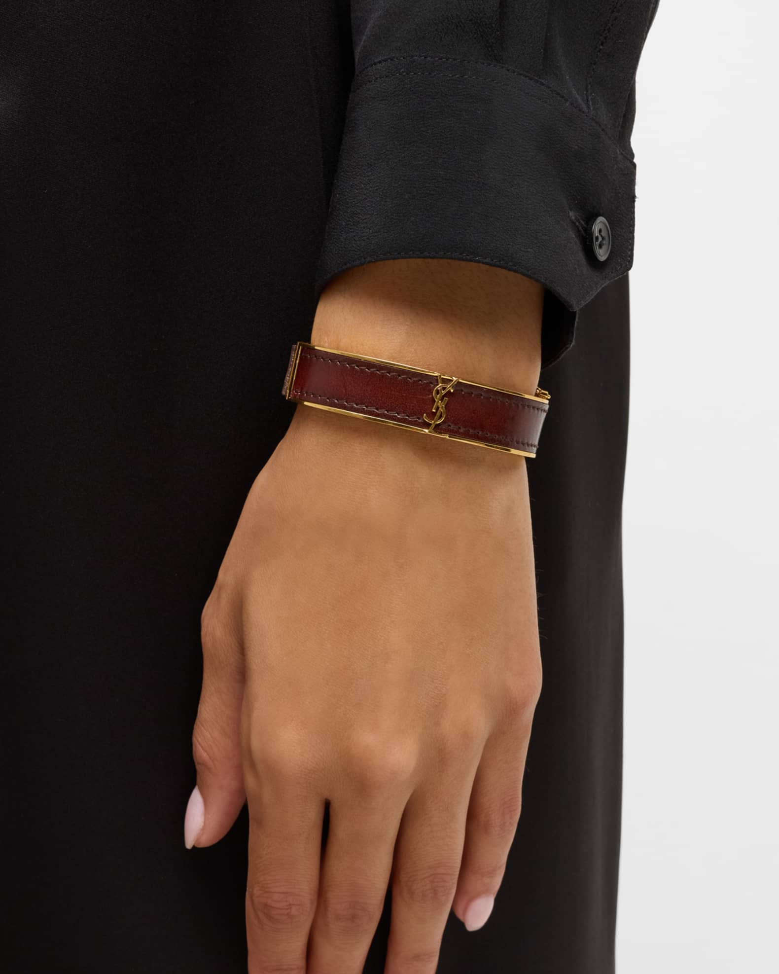 Saint laurent monogram bracelet deals