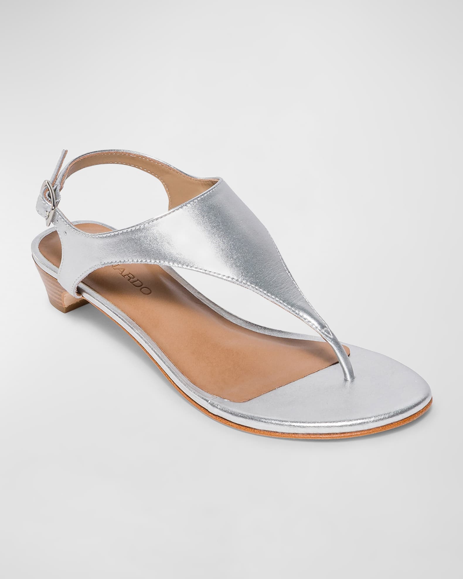 sandals slingback low heel