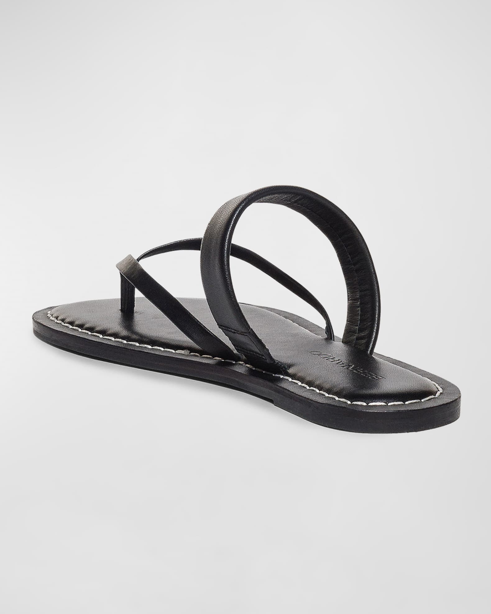 THONG SANDAL IN CANDY RED CALFSKIN