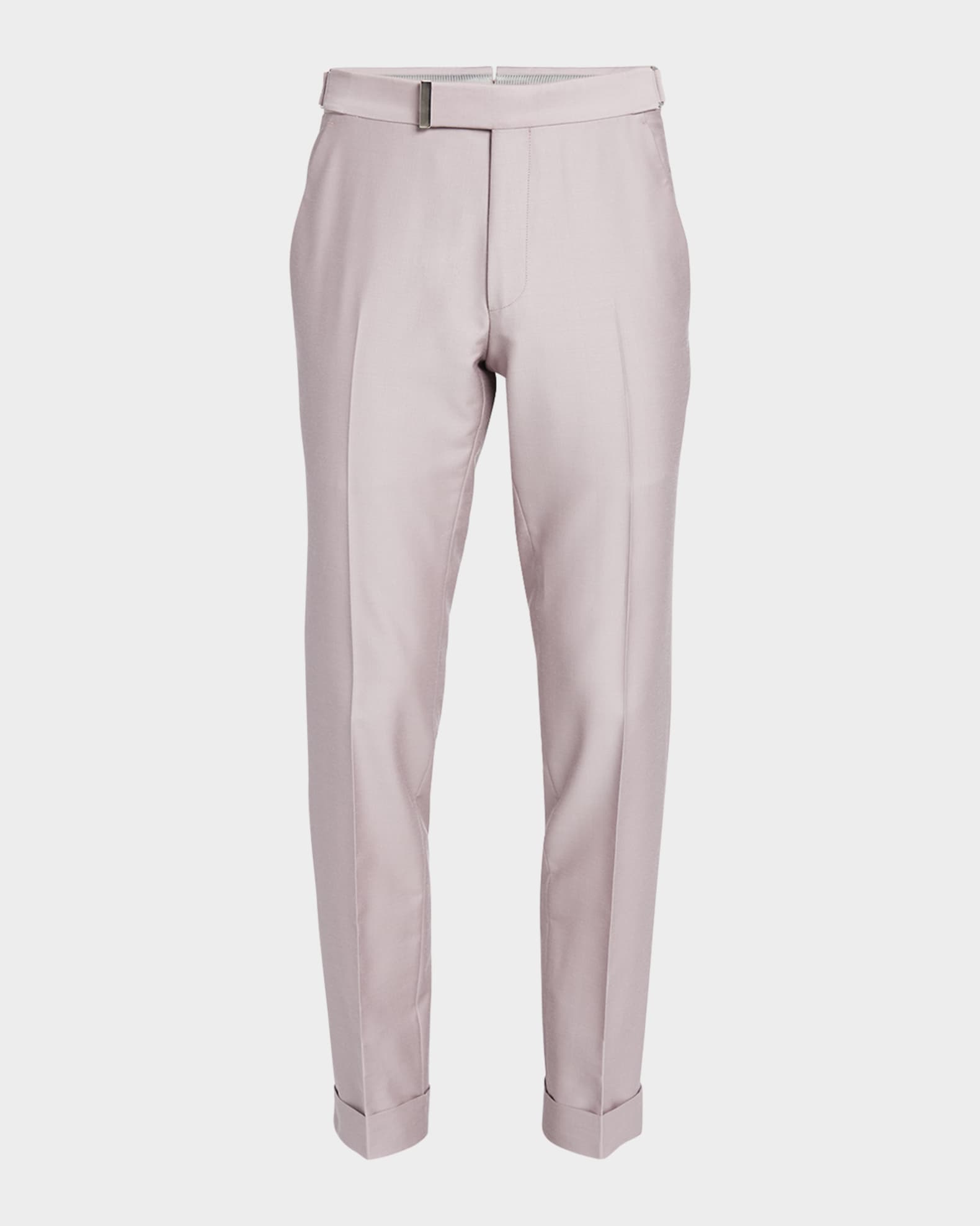 TOM FORD Men's YarnDyed Mikado Atticus Trousers Neiman Marcus