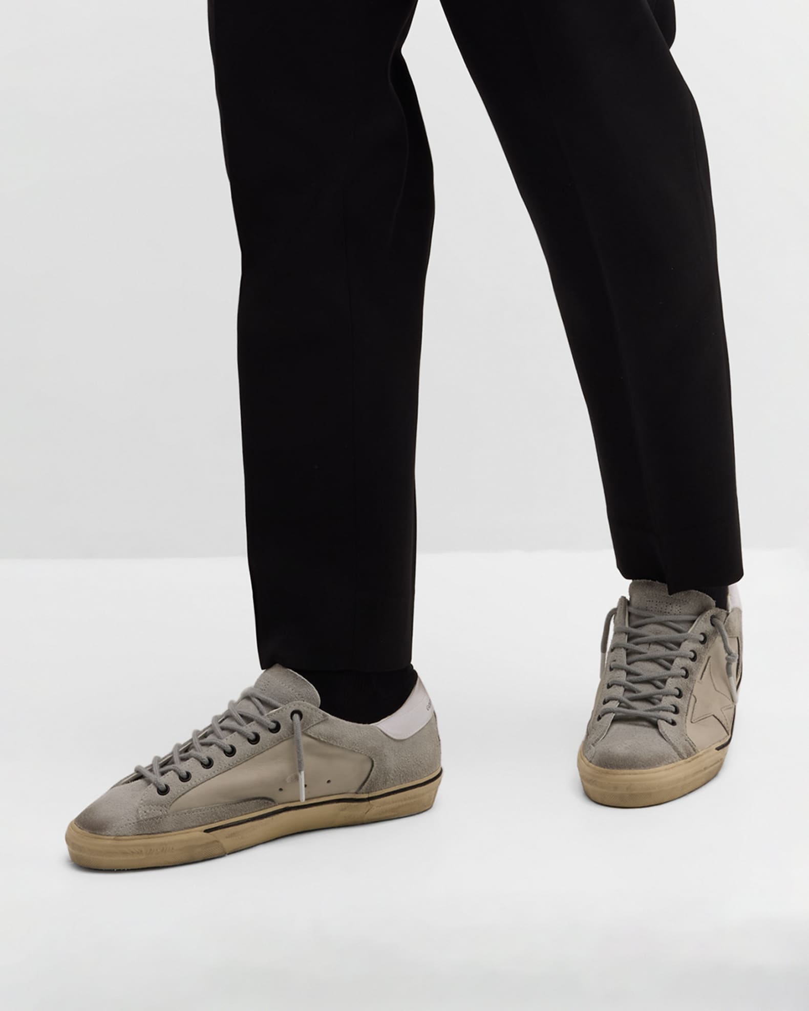 Men's Super-Star Leather Low-Top Sneakers 1
