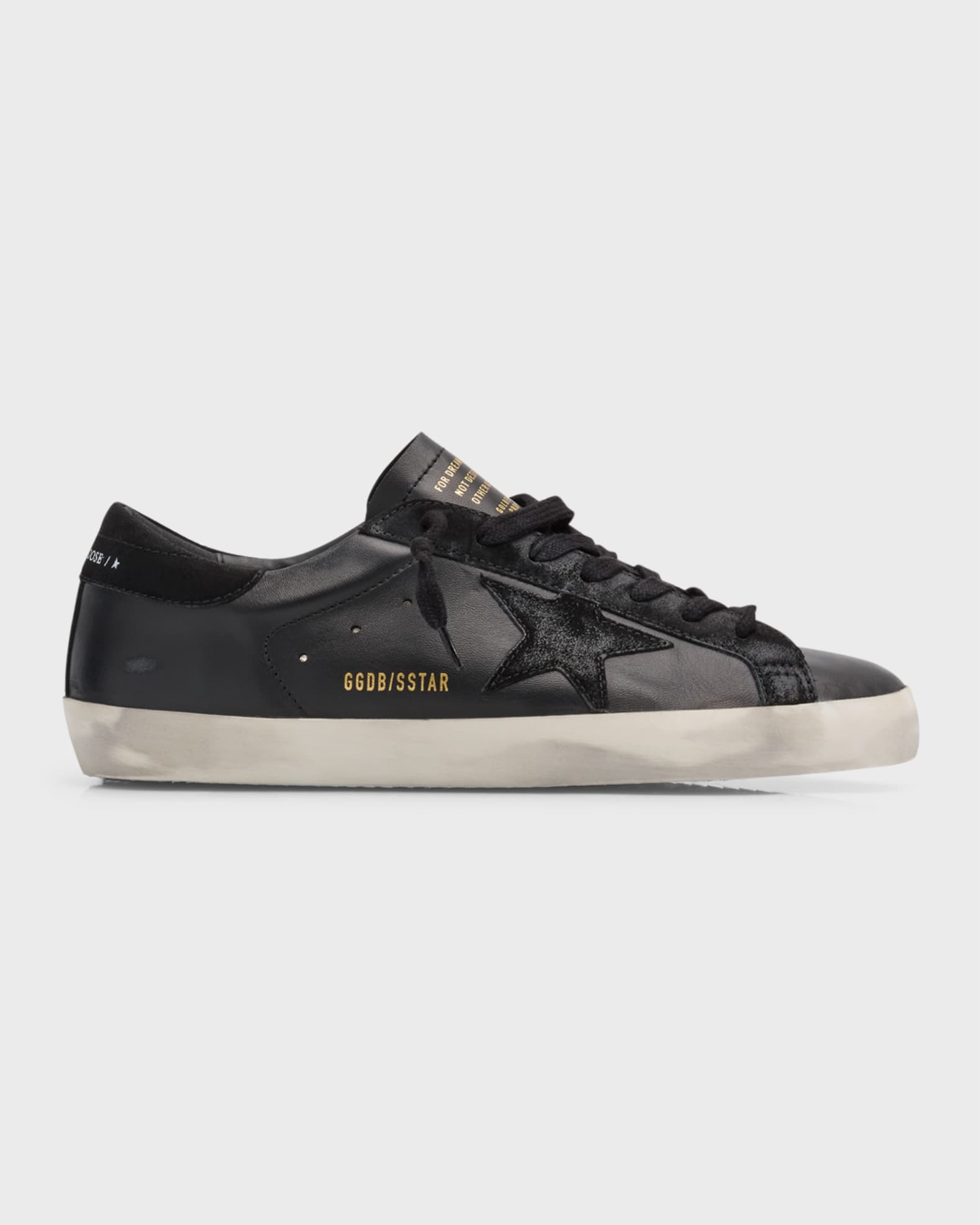 Men's Super-Star Tonal Leather Low-Top Sneakers 0