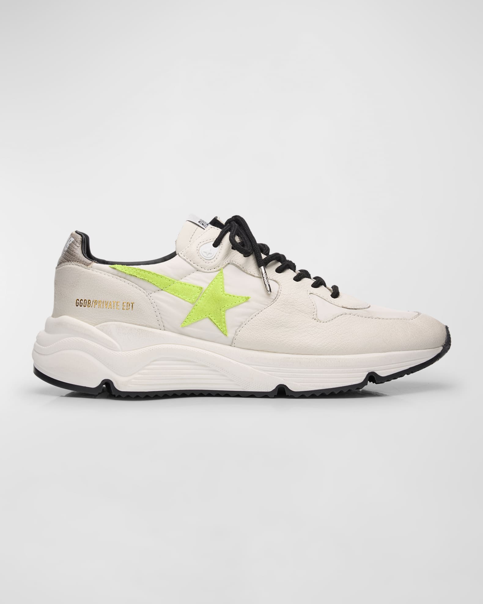 Men's Running Sole Textile and Leather Fashion Sneakers 0