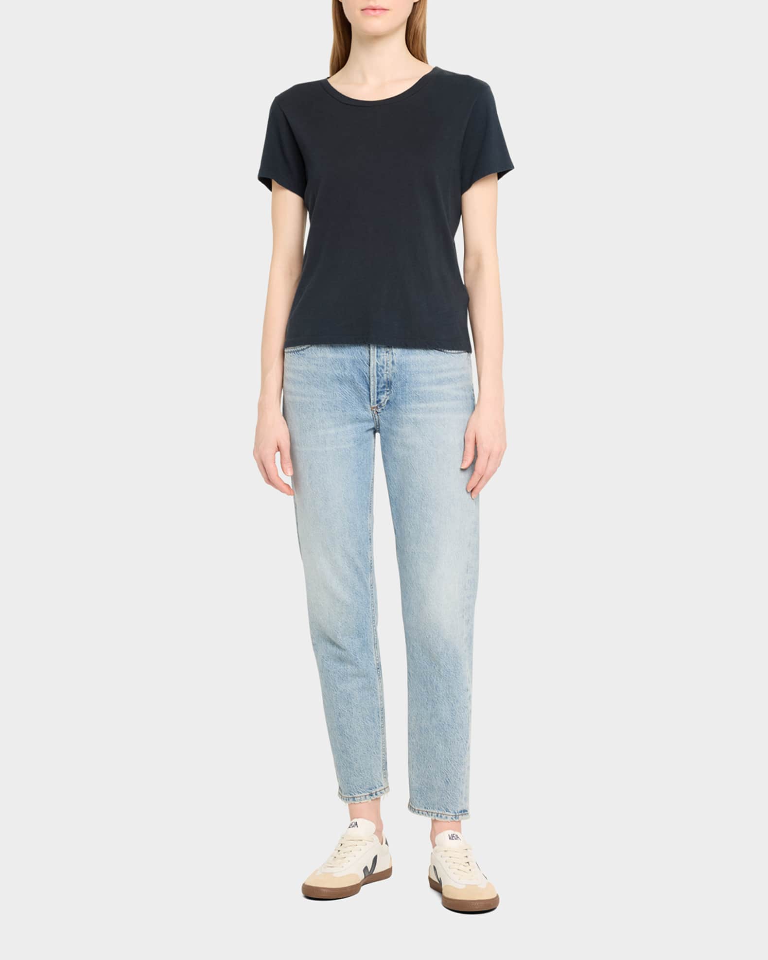 VEJA Volley Tricolored Low Top Court Sneakers Neiman Marcus