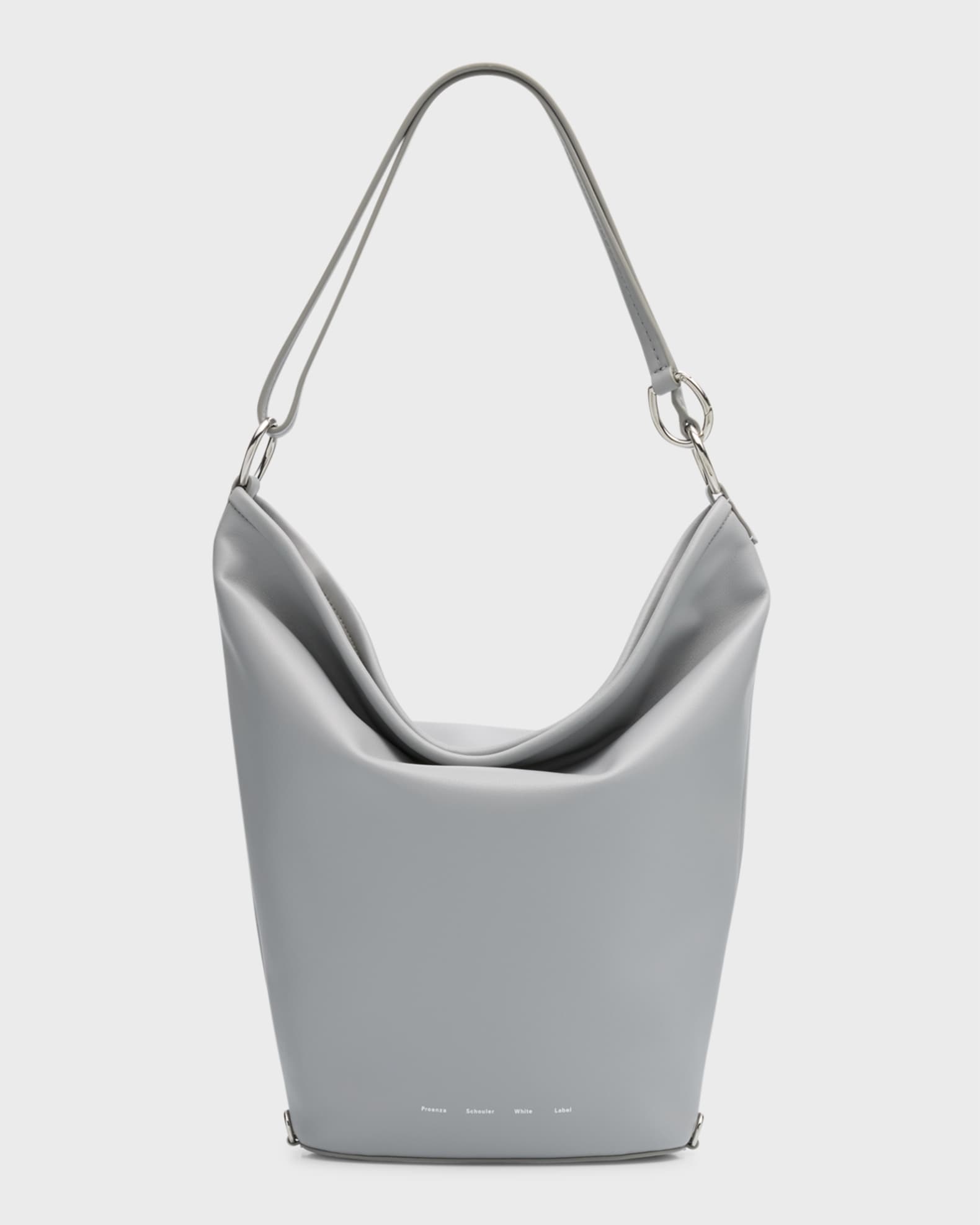 Proenza Schouler White Label Spring Leather Bucket Bag | Neiman Marcus