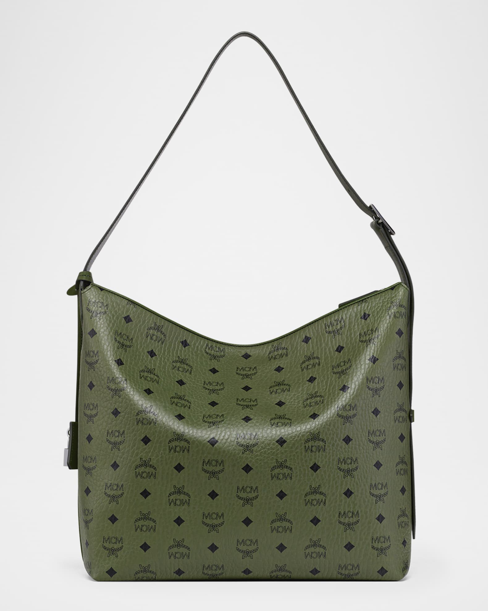 Aren Visetos Monogram Hobo Bag 1