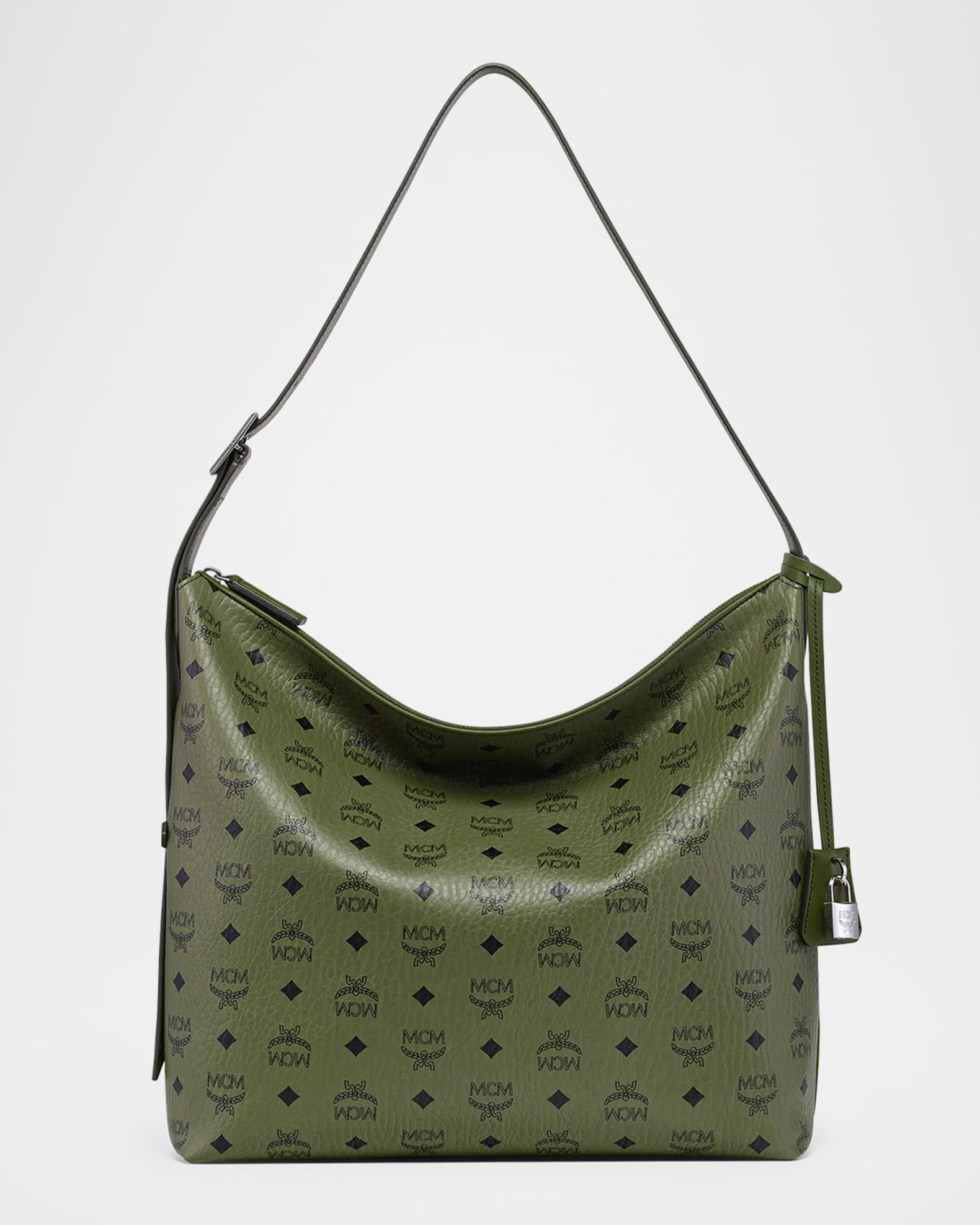 Aren Visetos Monogram Hobo Bag 0