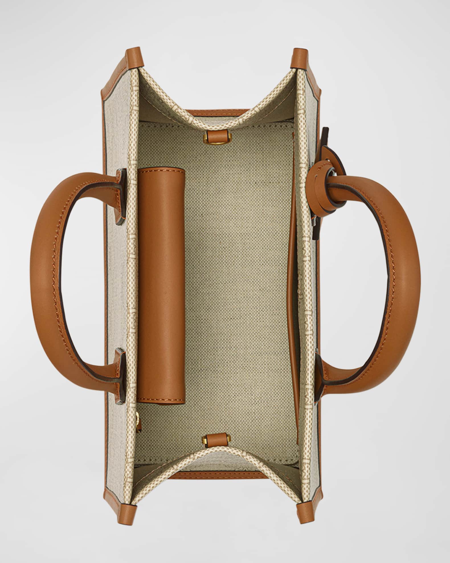 Lauretos Monogram Canvas Tote Bag 1