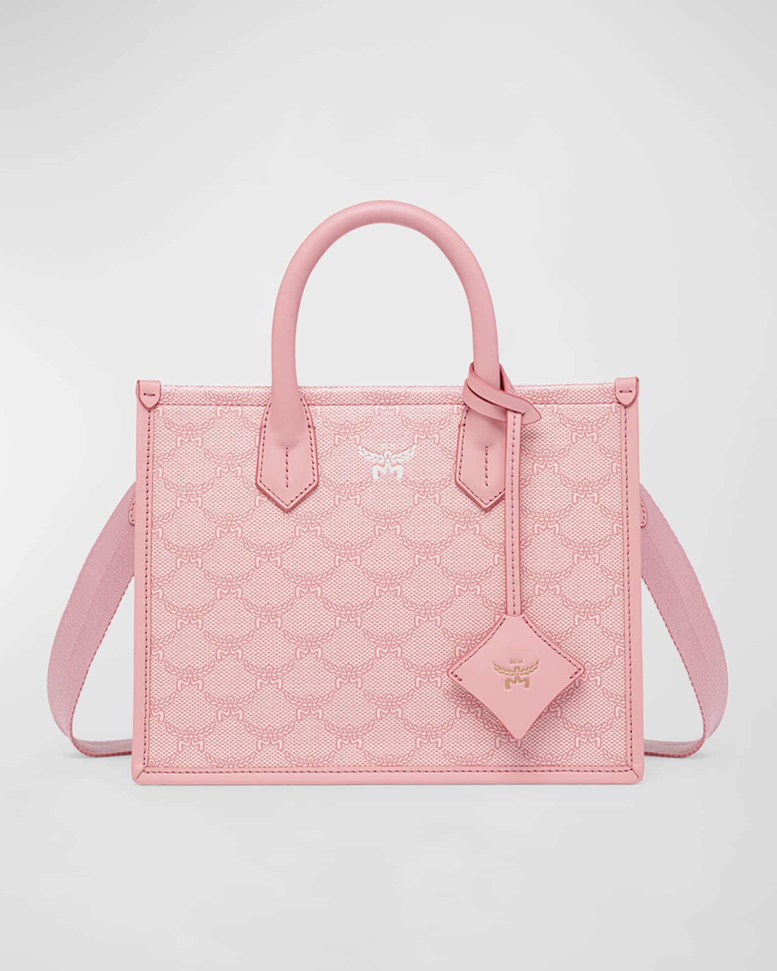 Monogram canvas tote top