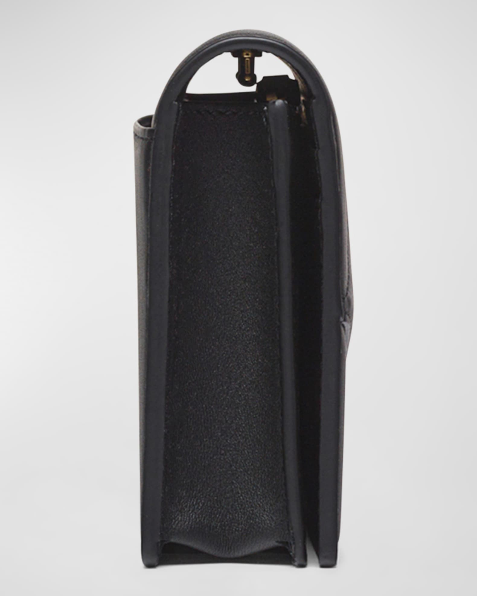 MCM Diamond Flap Leather Wallet on Chain Neiman Marcus