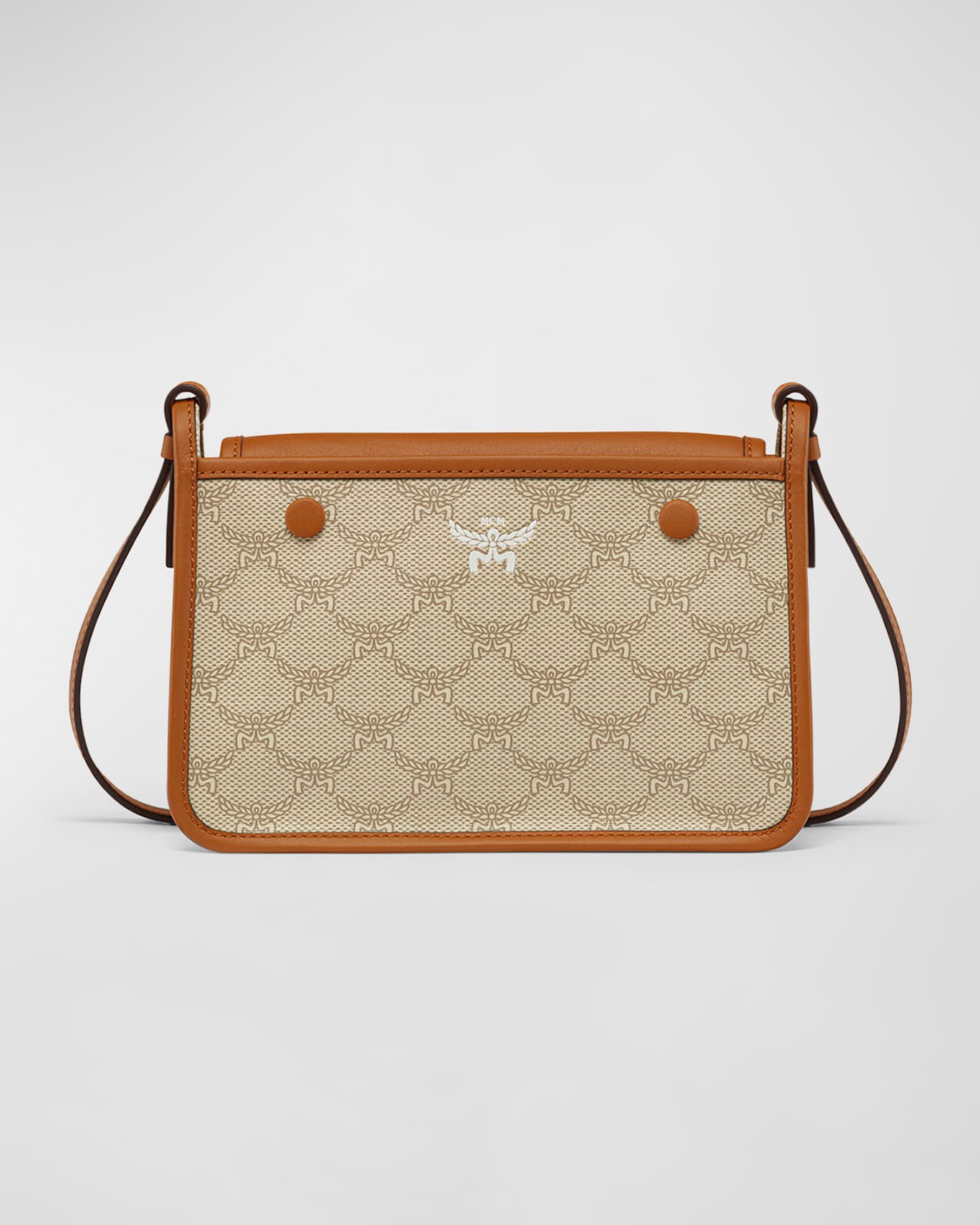 MCM Lauretos Monogram Pouch Crossbody Bag | Neiman Marcus