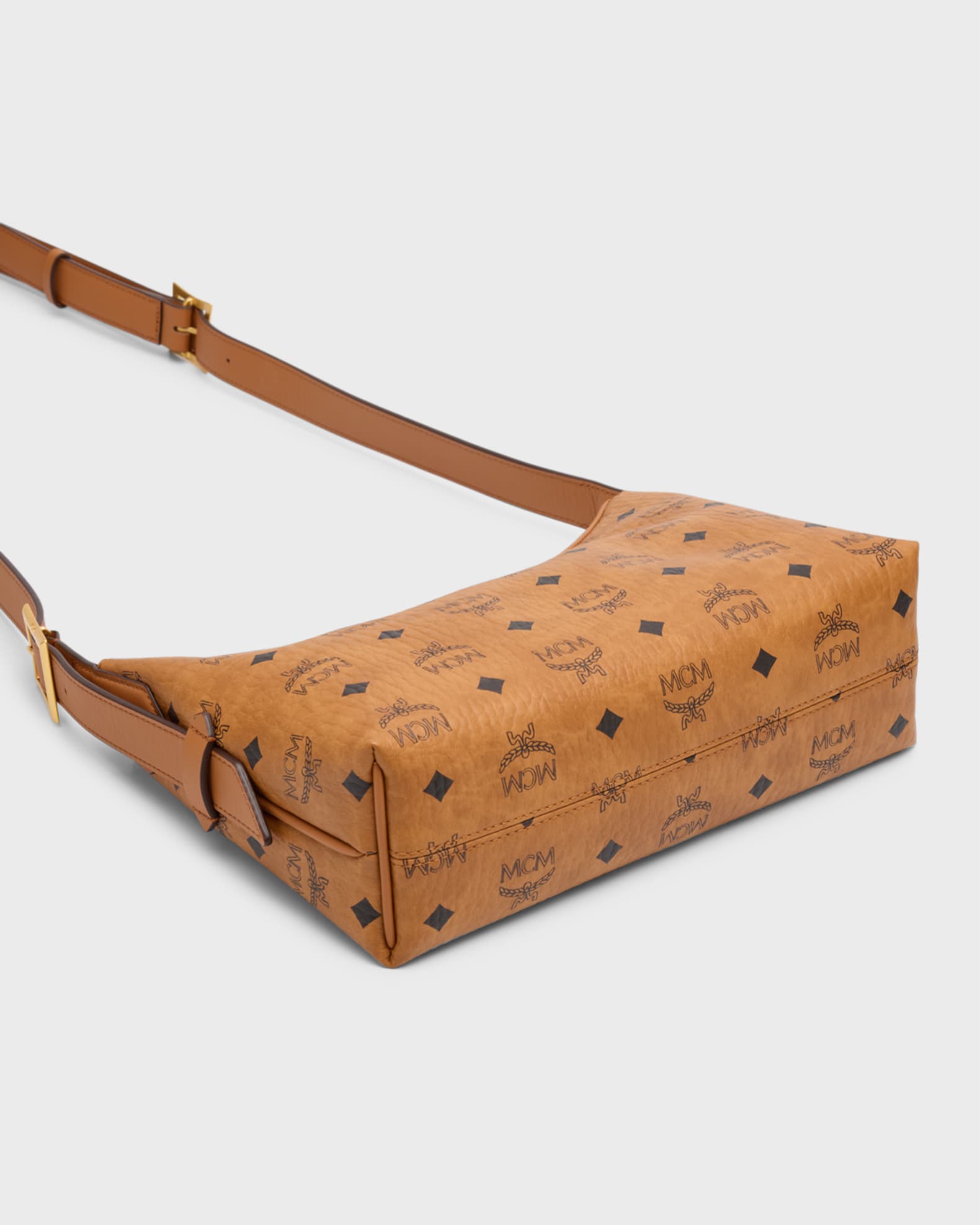Aren Visetos Monogram Hobo Bag 1