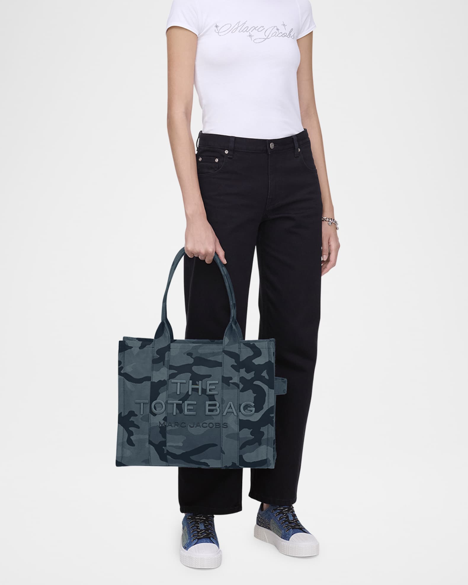 Marc Jacobs The Camo Jacquard Large Tote Bag | Neiman Marcus