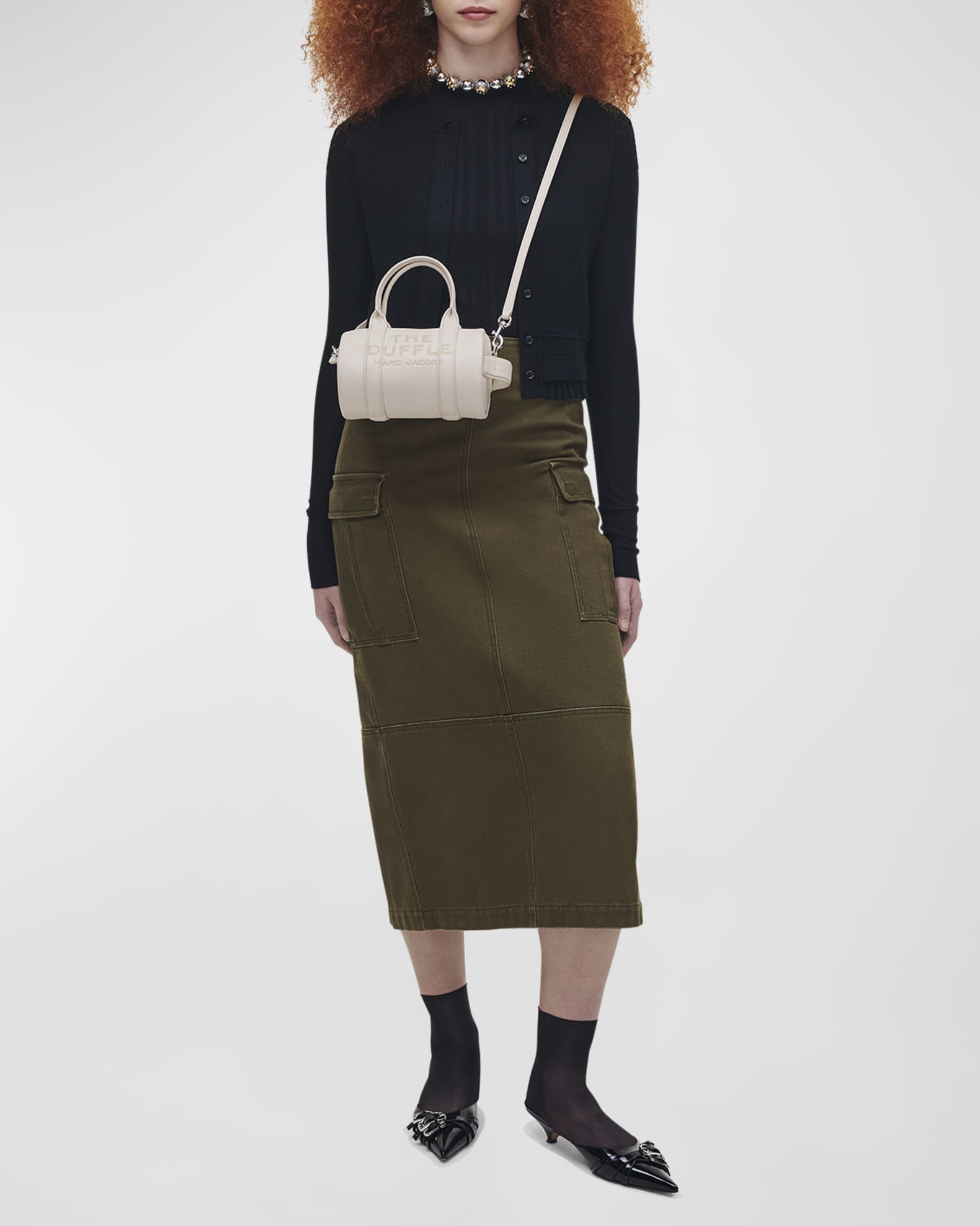 Marc Jacobs The Leather Mini Duffle Bag
