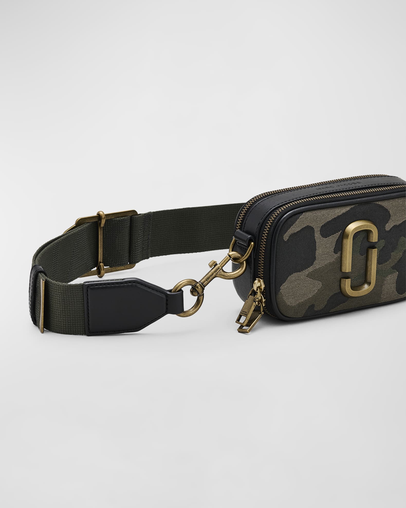 Shop Marc Jacobs The Camo Jacquard Snapshot Crossbody Bag