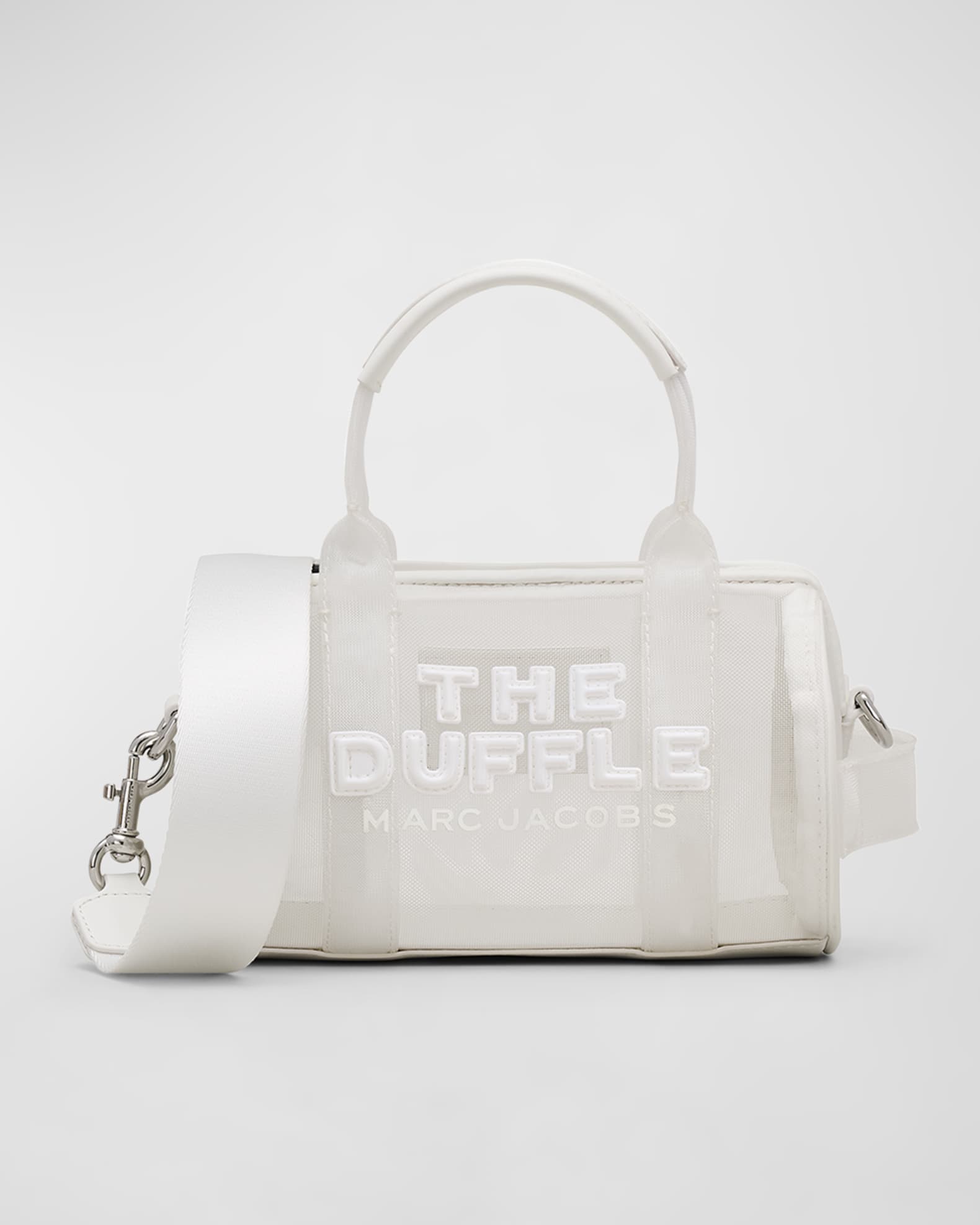 Marc Jacobs The Duffle Mesh Mini Duffle Bag White