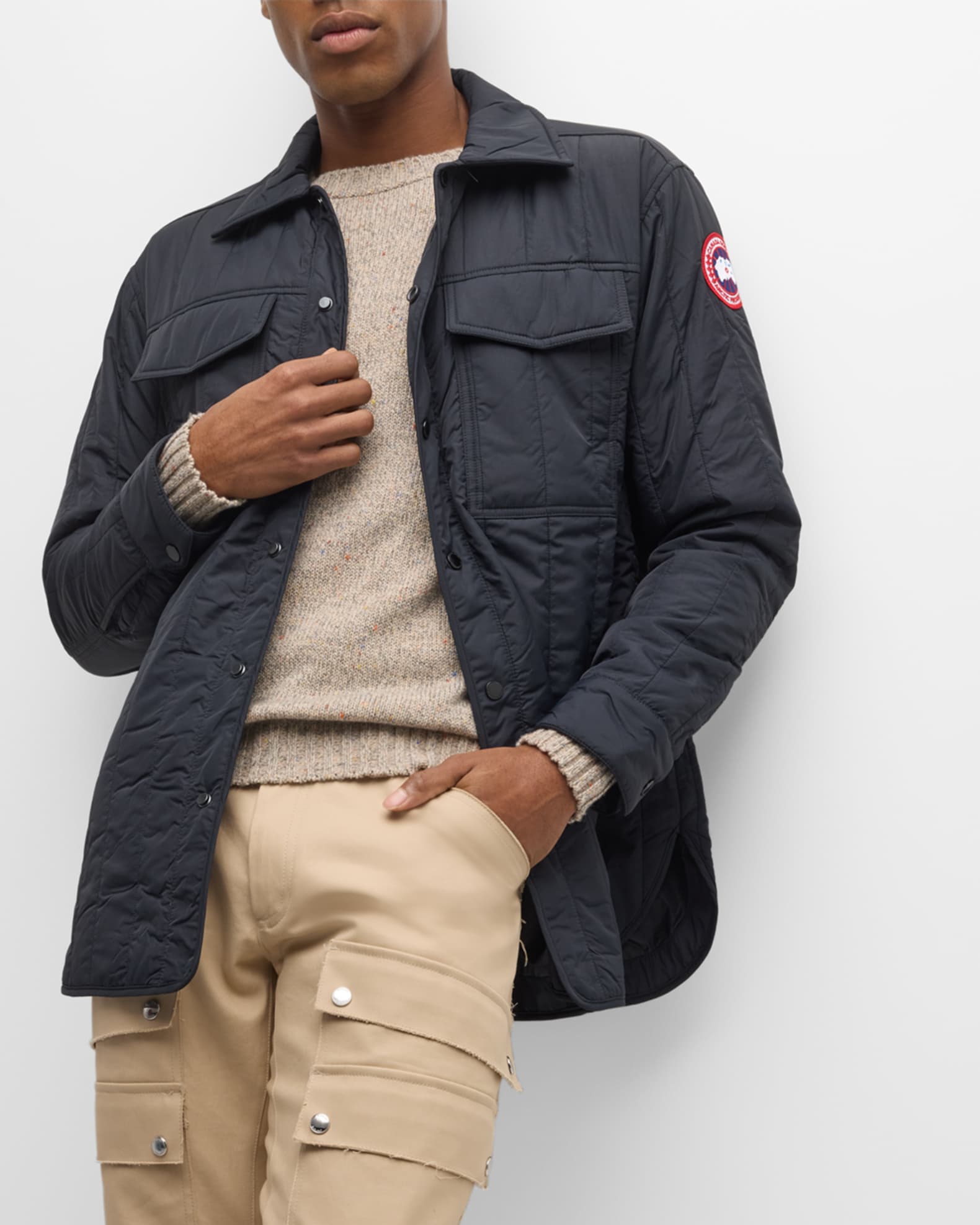 Men s Carlyle Quilted Overshirt