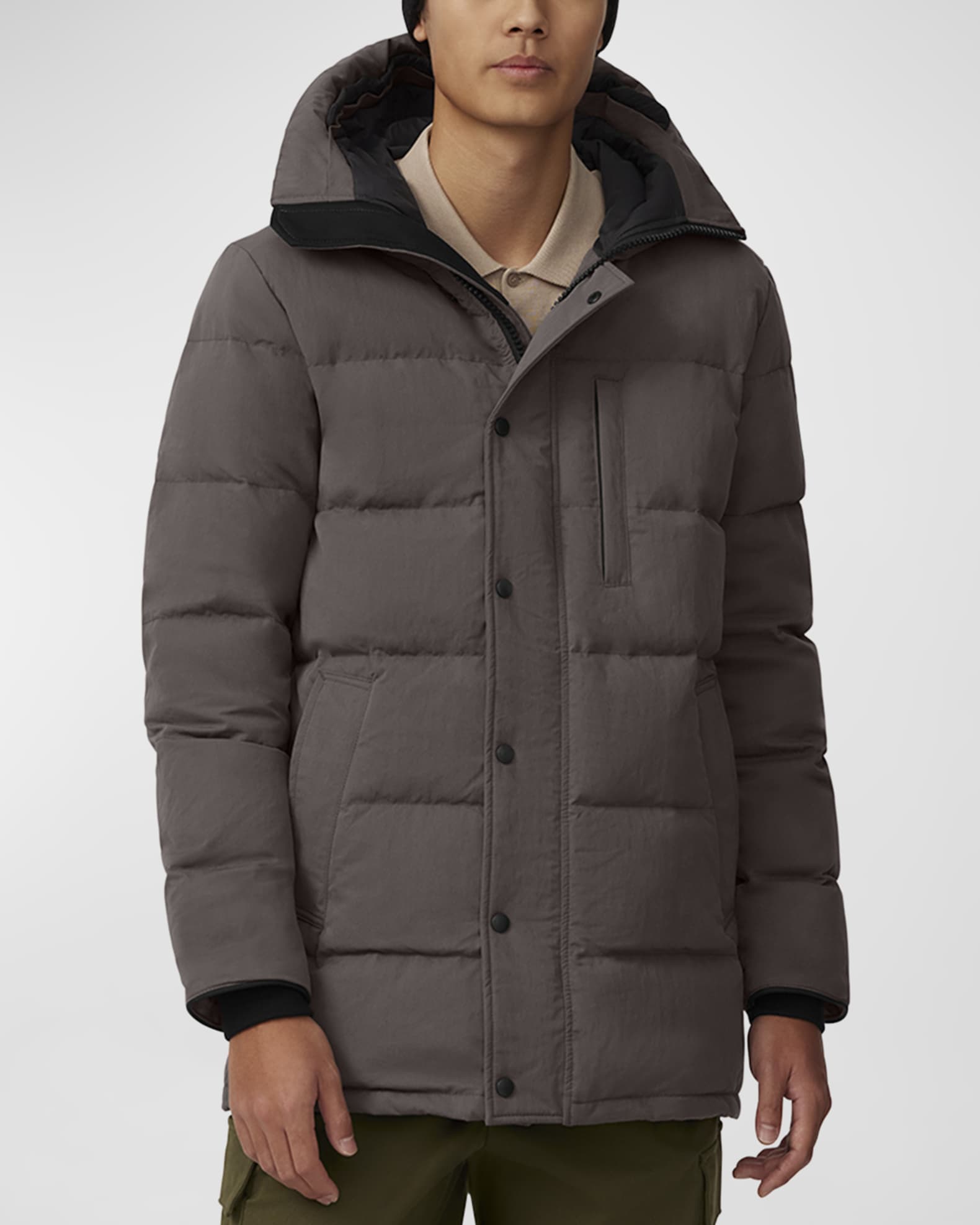 Canada Goose Carson Parka Crinkle Cotton Men Volcano XL