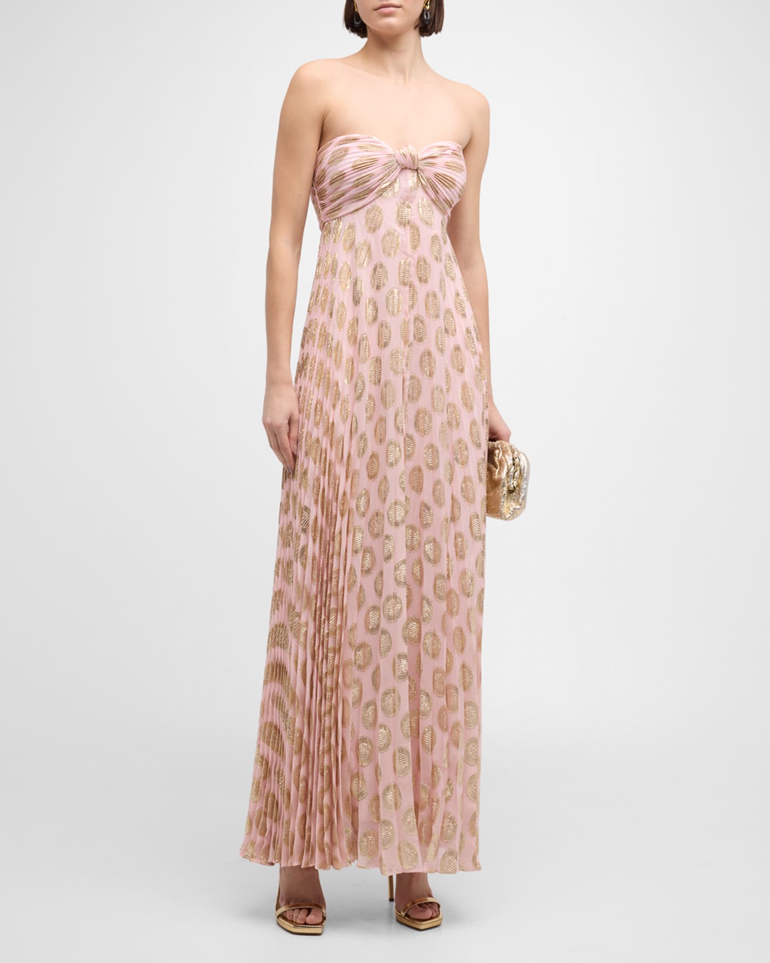 Alexis – Grecian Pleated Midi Dress