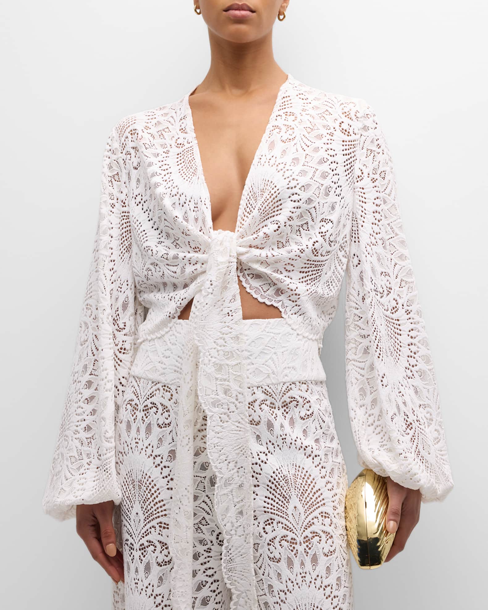 White Lace Collection Neiman Marcus