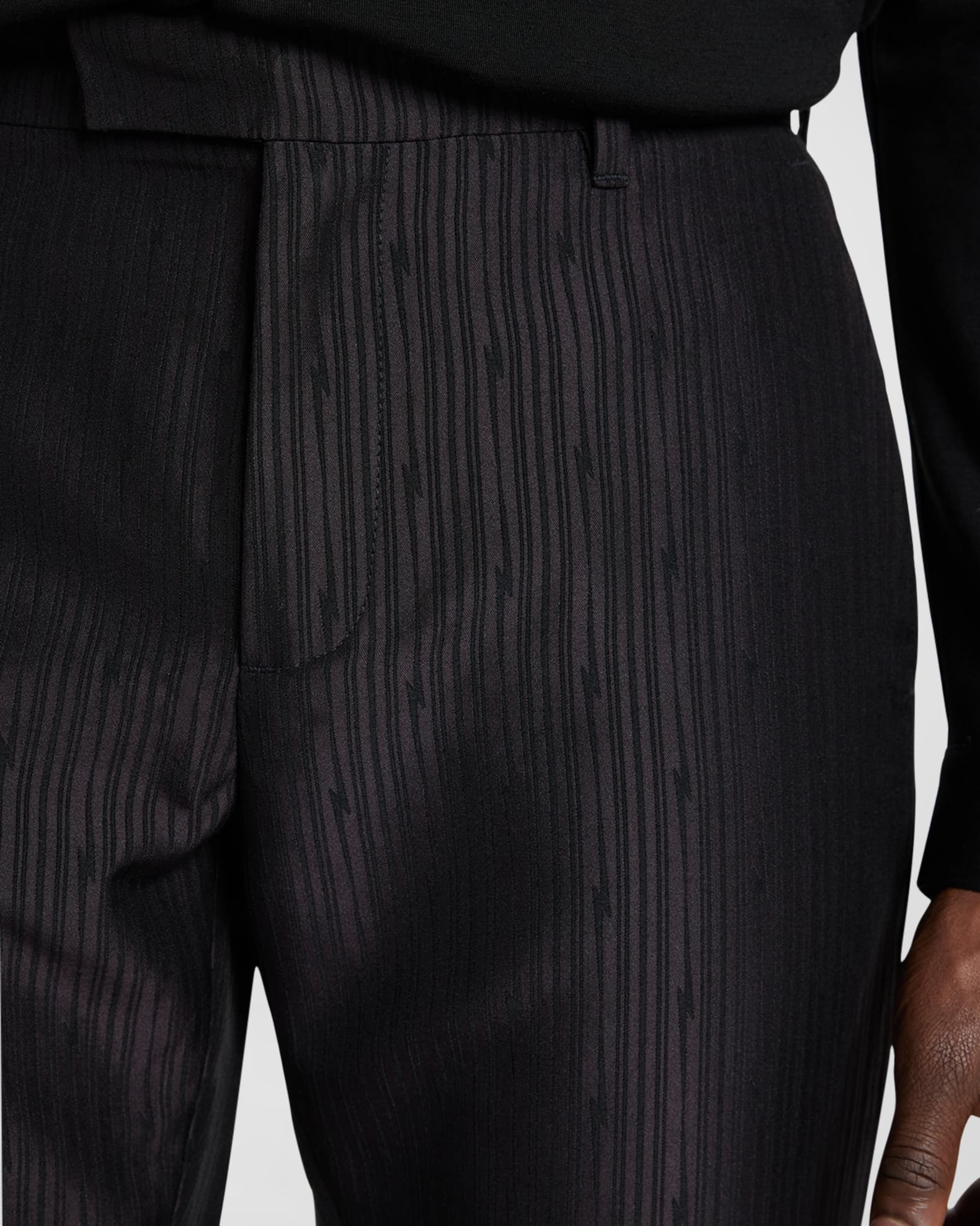 Louis Vuitton Womens Leggings Pants 2023 Ss, Black, M