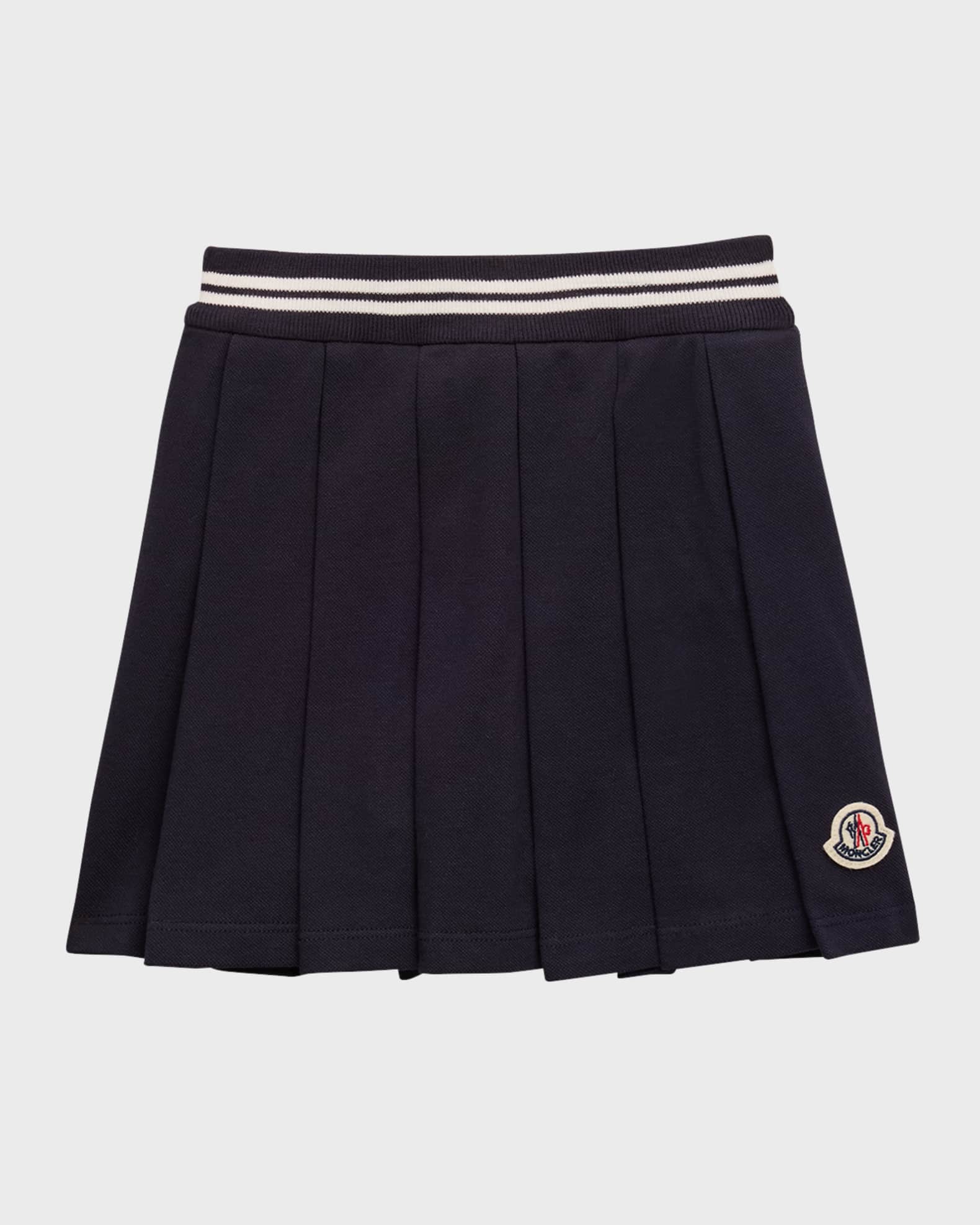 Moncler Girl's Pleated Skirt with Bloomers, Size 12M-3