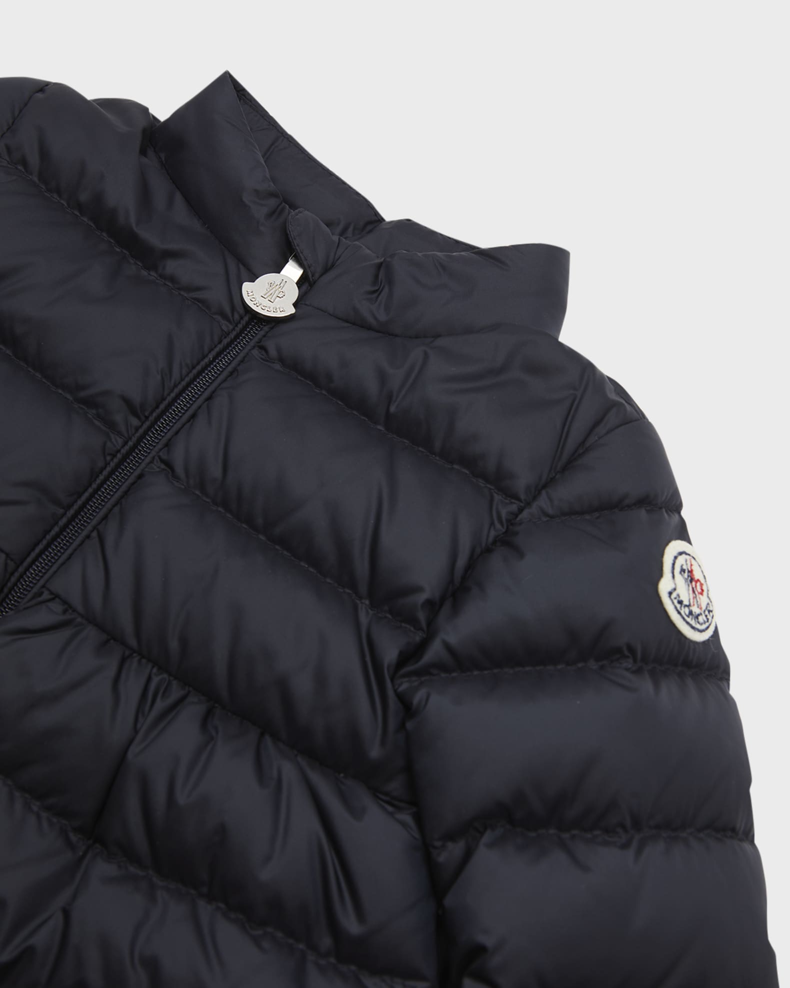 Moncler Girl's Joelle Short Quilted Down Jacket, Size 12M-3