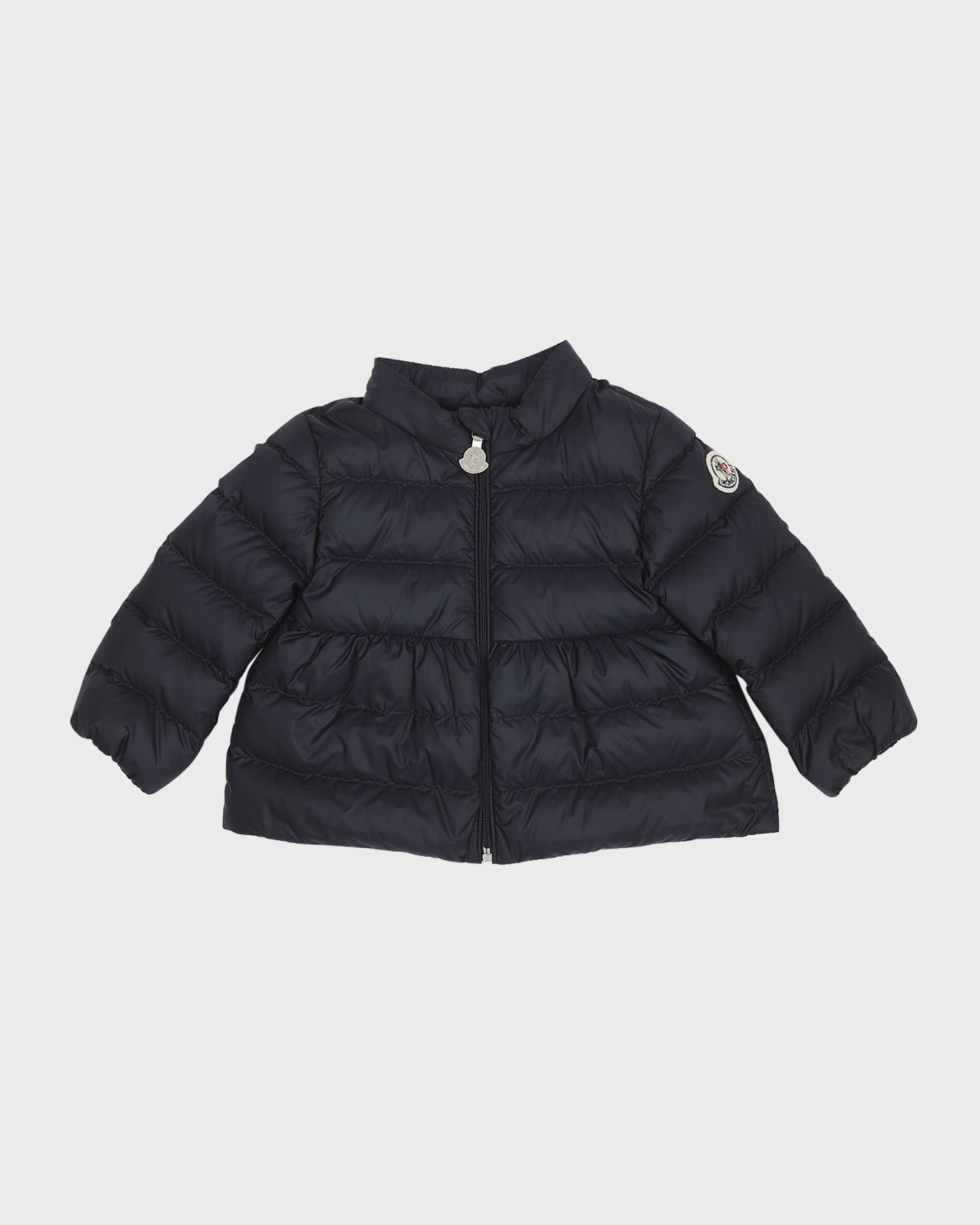 Moncler Girl's Joelle Short Quilted Down Jacket, Size 12M-3