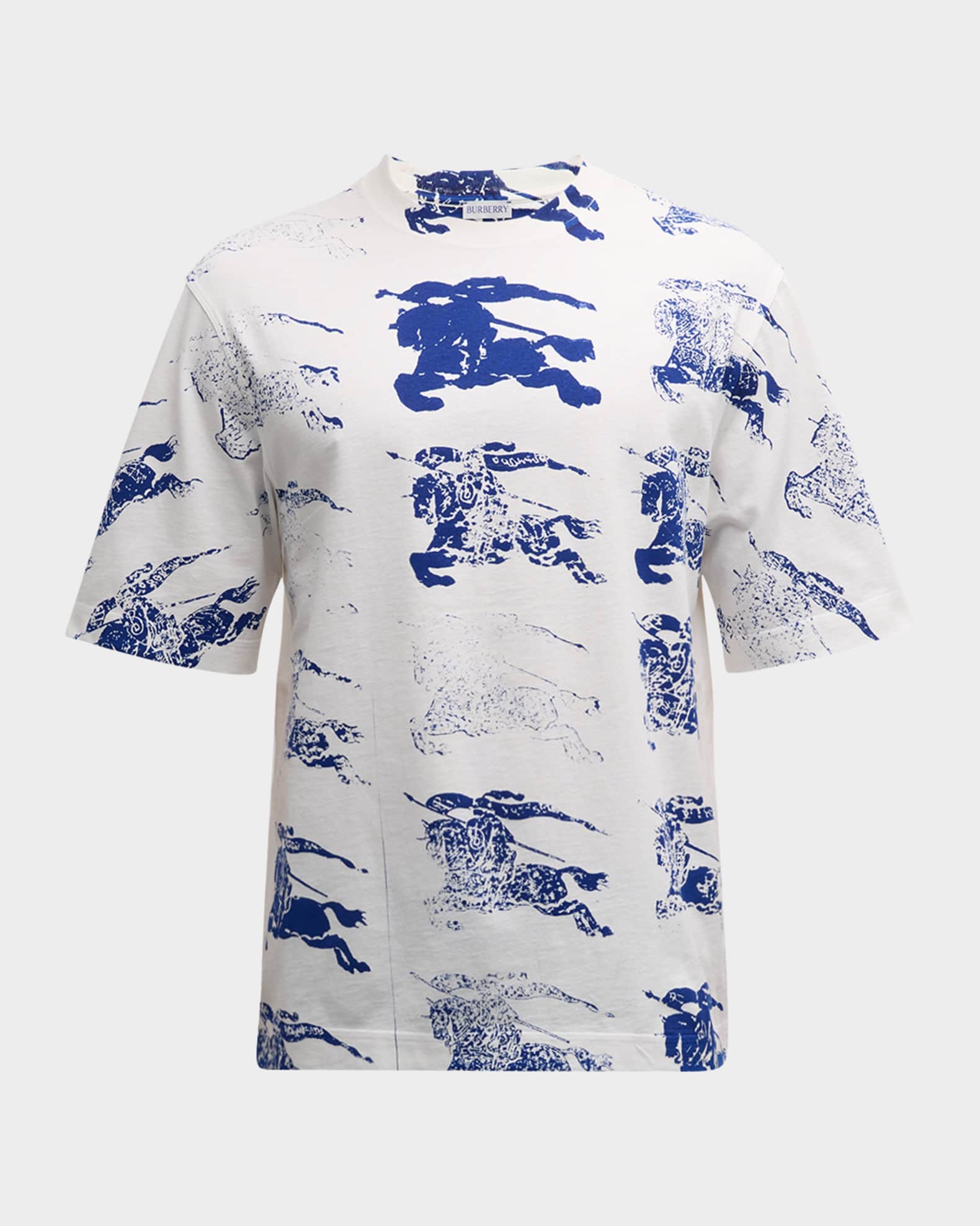 Burberry Men's EKD Stamp-Print Jersey T-Shirt | Neiman Marcus
