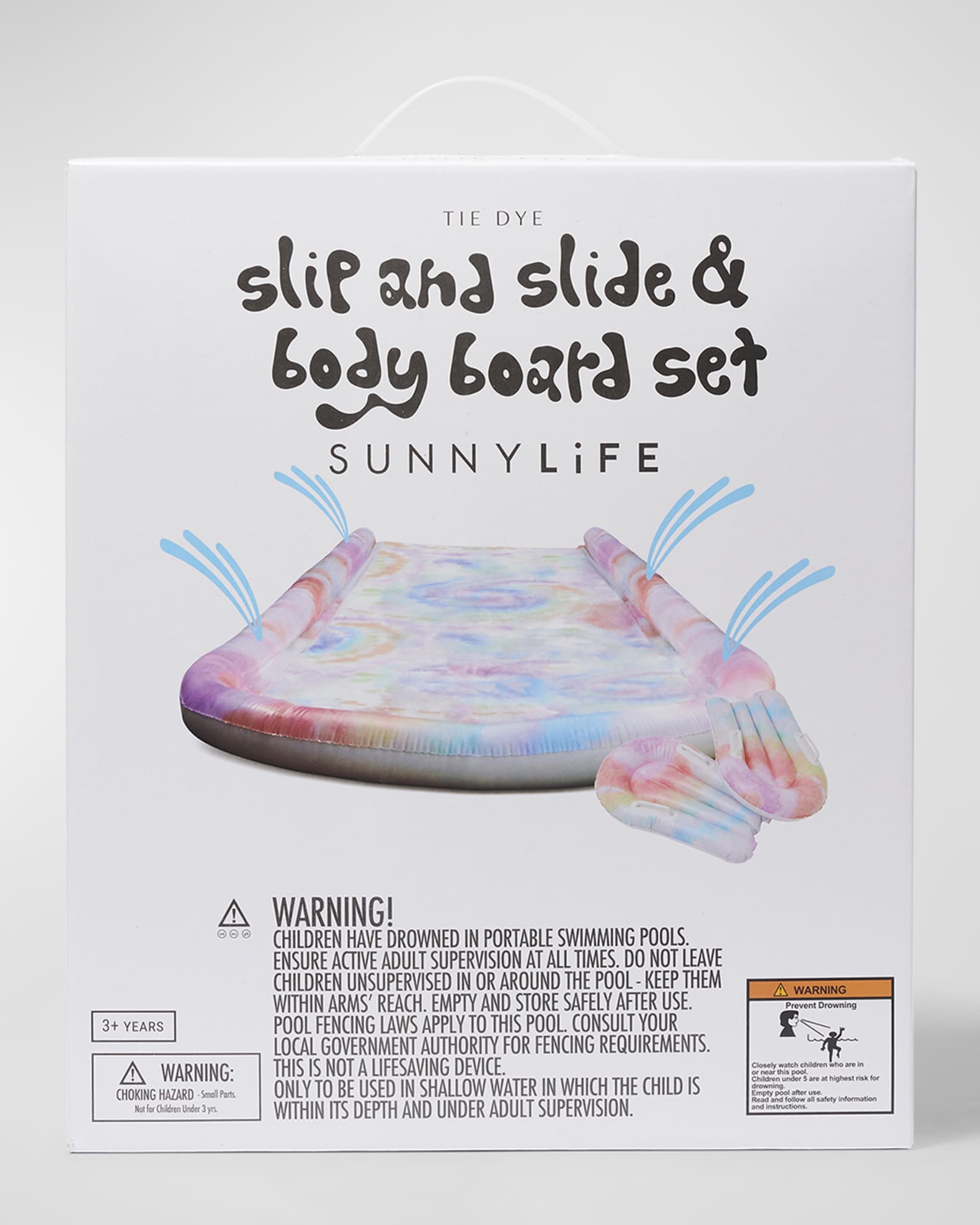 Tie dye discount slip and slide