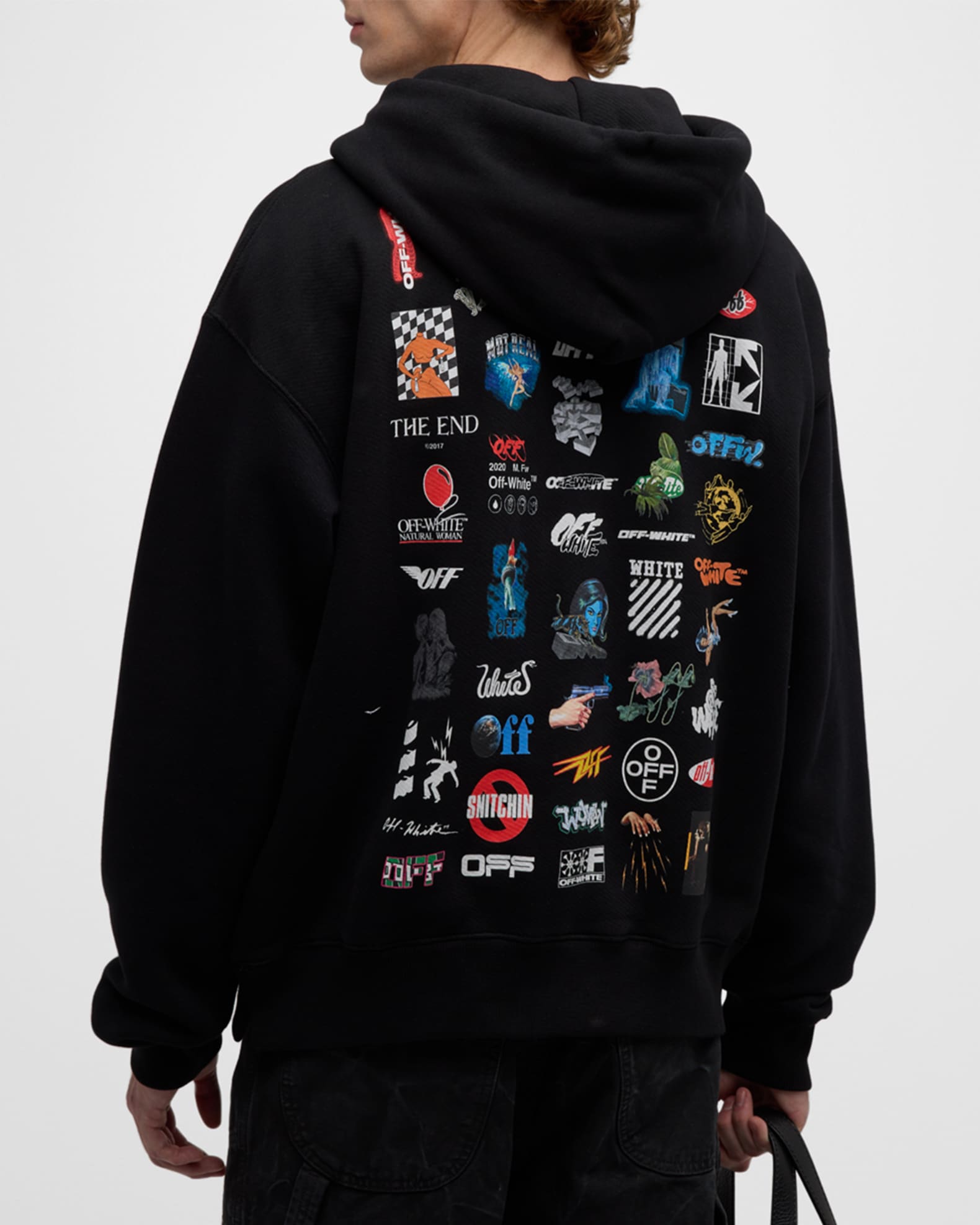 Off White Men s 10th Anniversary Skate Hoodie Neiman Marcus