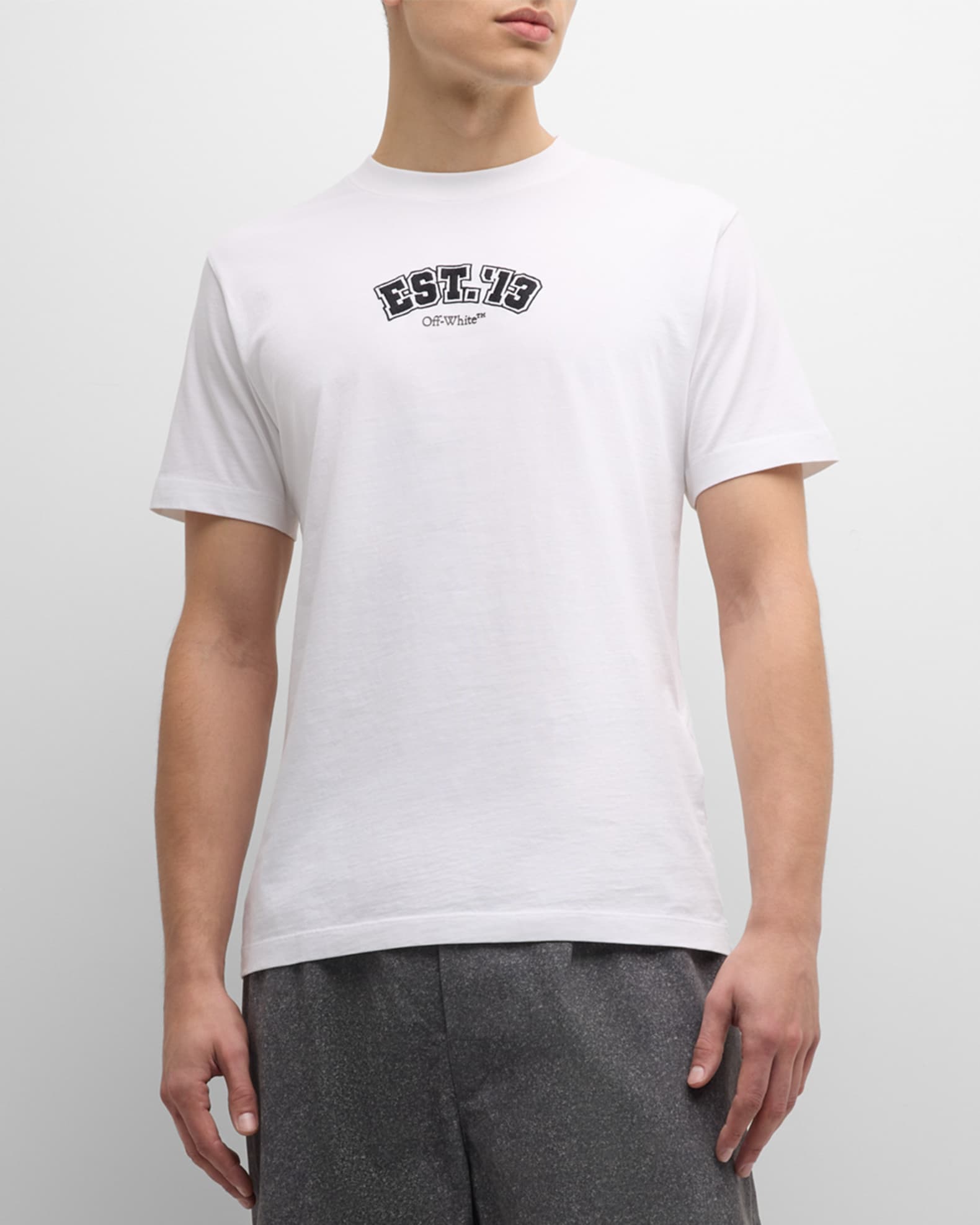 Off White Logic Cotton T Shirt Unisex Cotton M