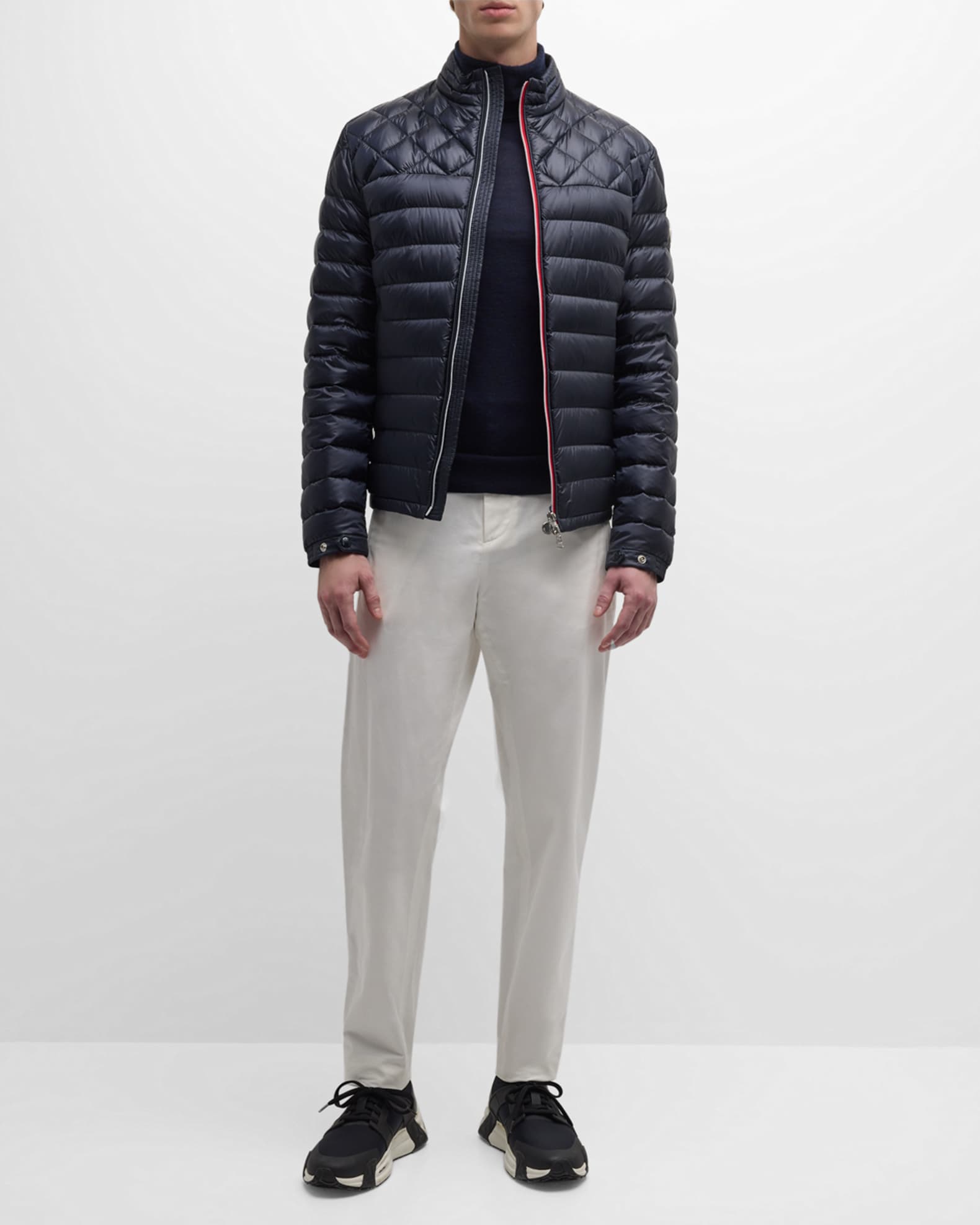 Moncler Men's Benamou Short Down Jacket | Neiman Marcus