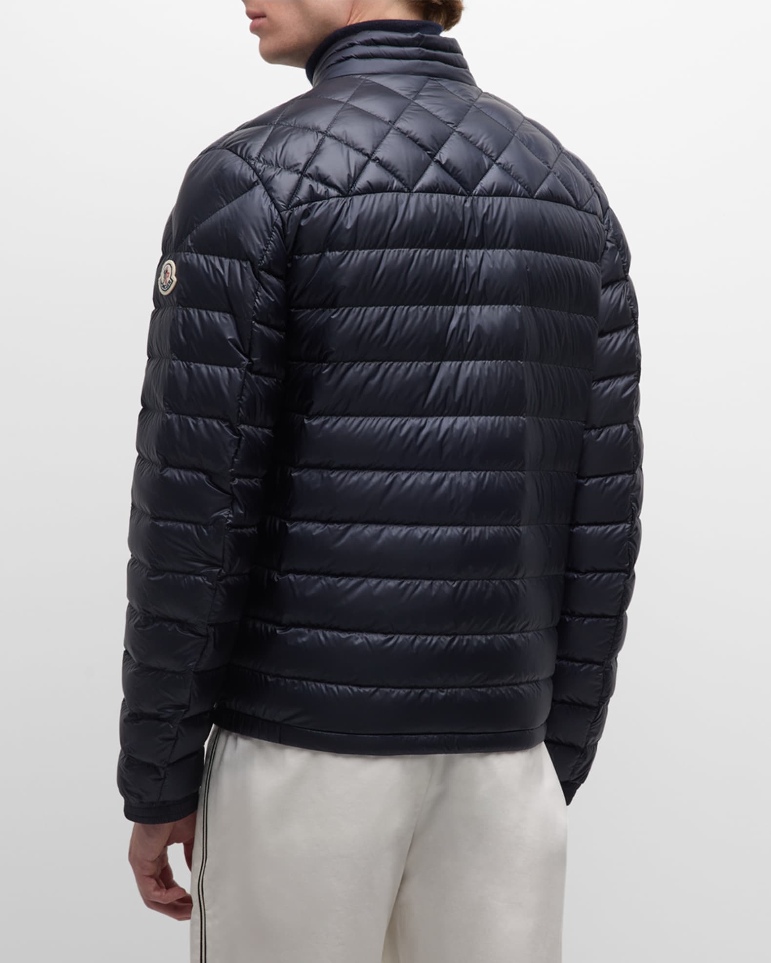 Moncler Men's Benamou Short Down Jacket | Neiman Marcus