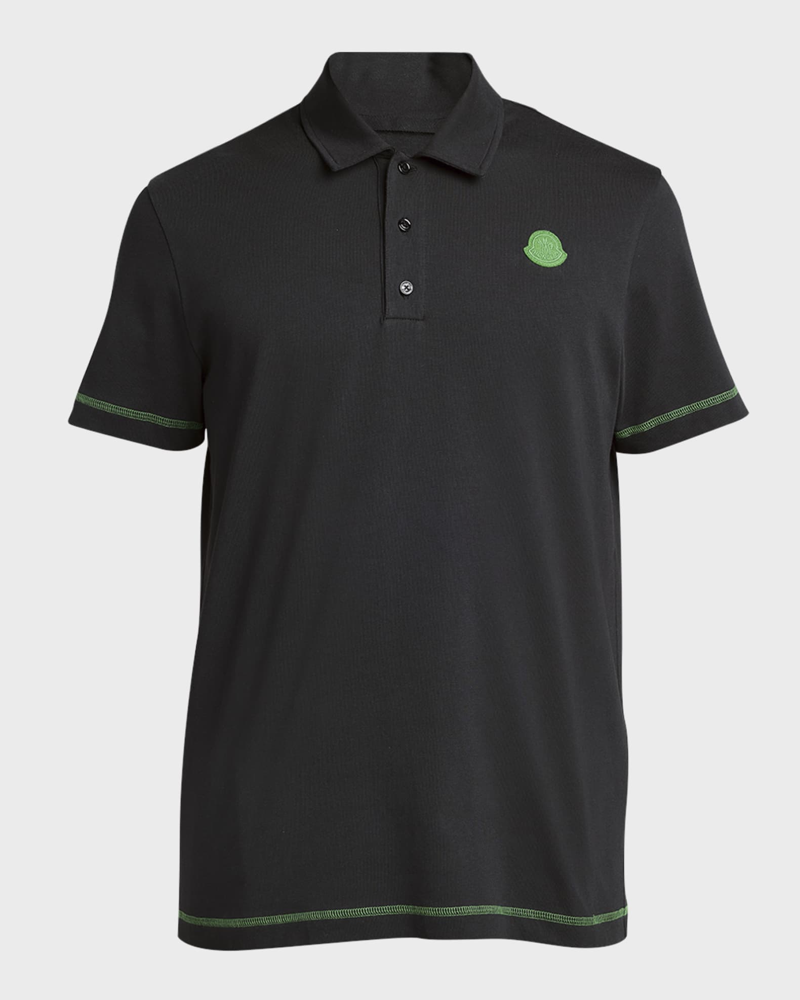 Moncler contrast polo deals