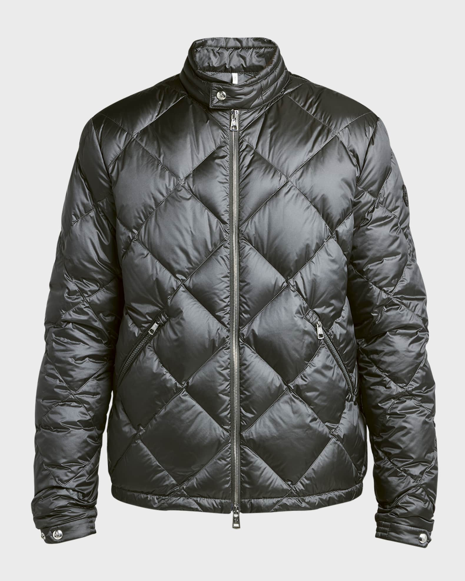 Moncler Men's Asta Diamond Quilted Jacket | Neiman Marcus