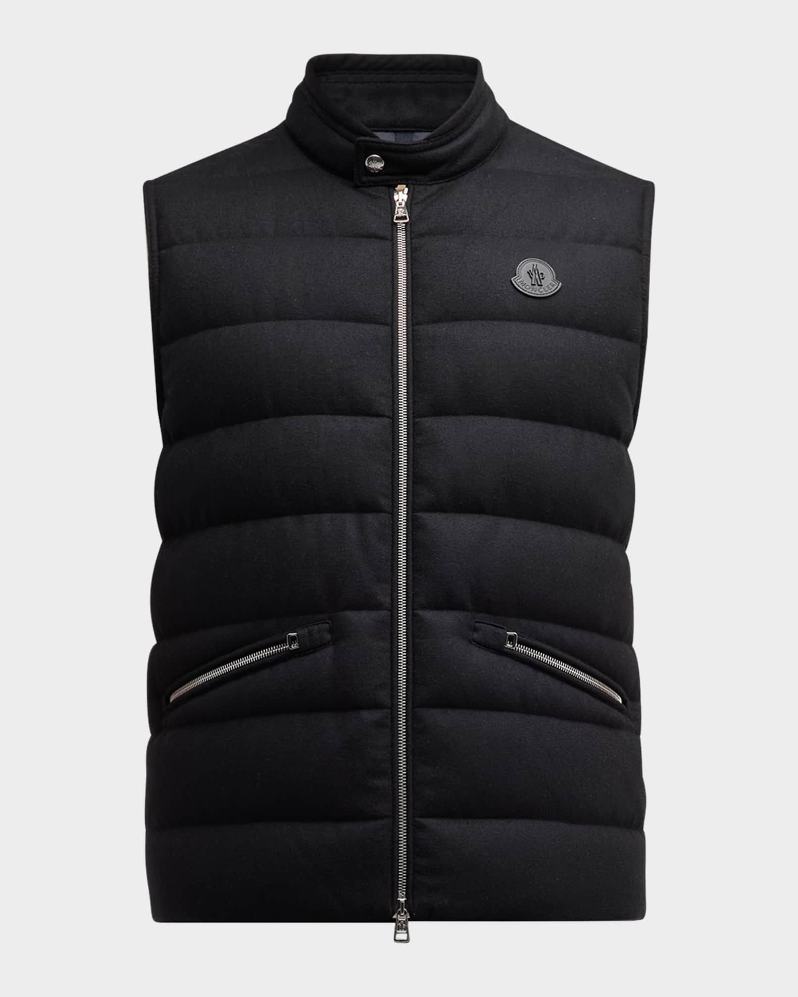 Moncler Men s Gallienne Down Vest Black Waistcoats