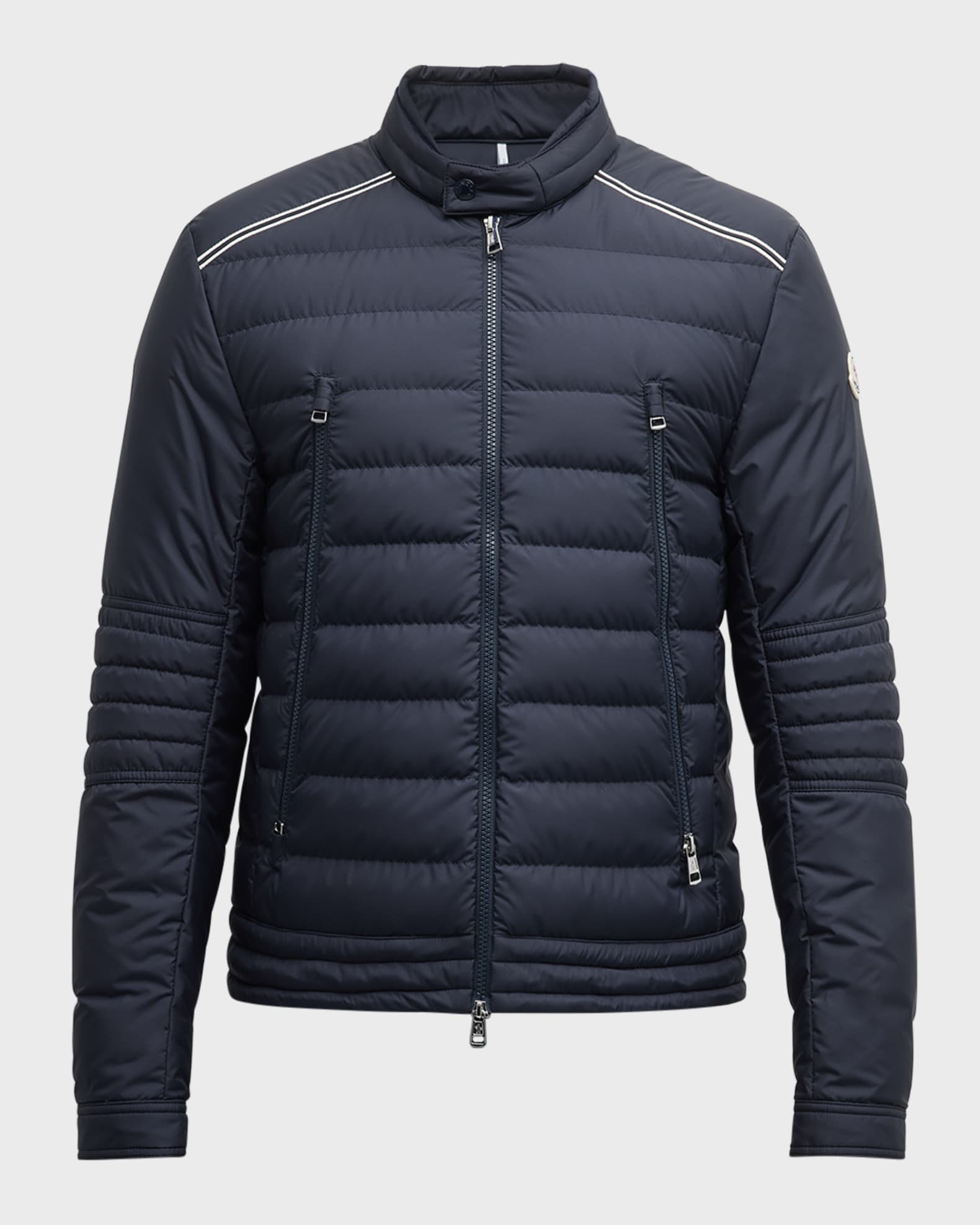 Moncler Men's Perial Down Biker Jacket