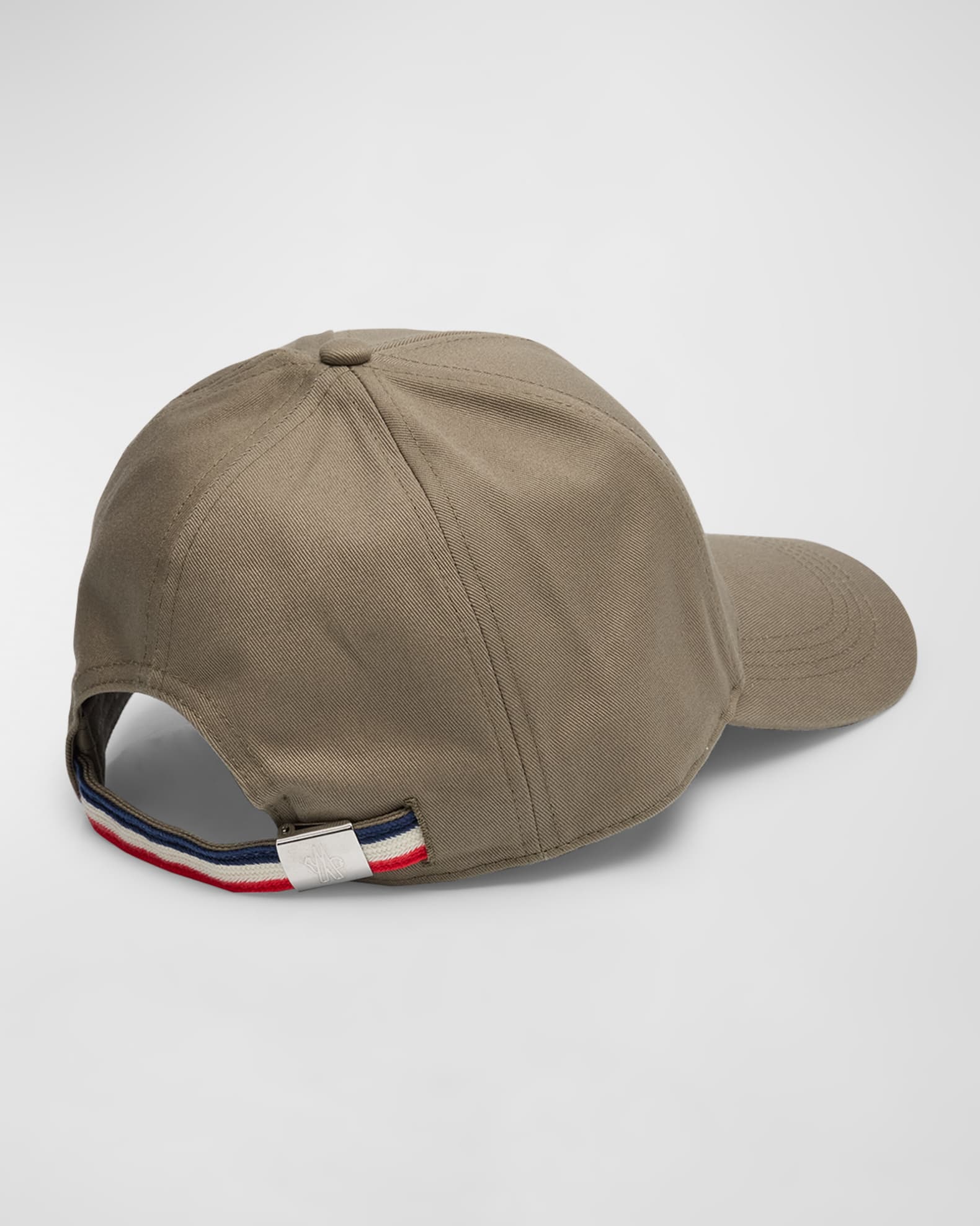 Moncler Men s Gabardine Leather Patch Baseball Cap Neiman Marcus