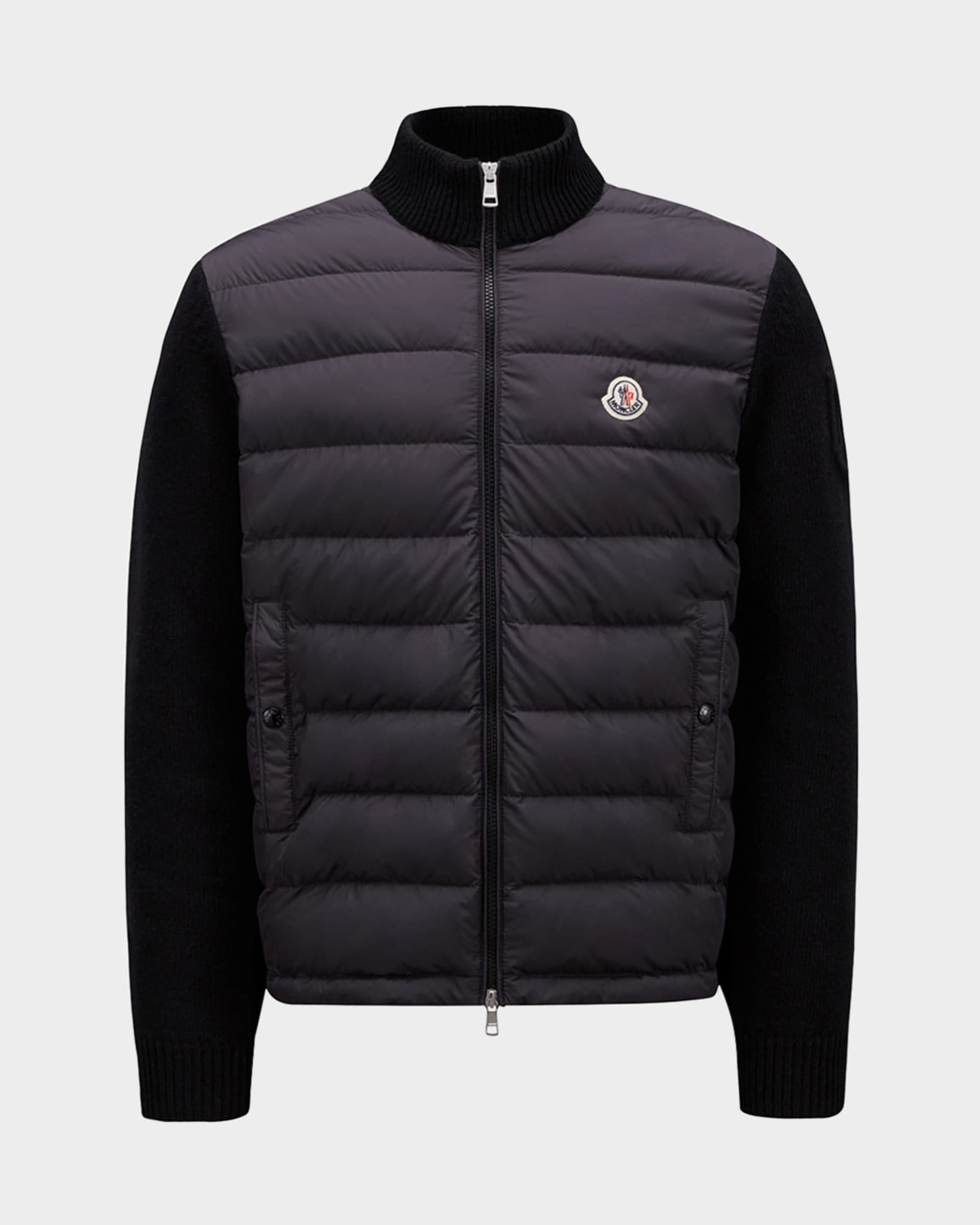 Men's Channeled Knit Zip Cardigan  0