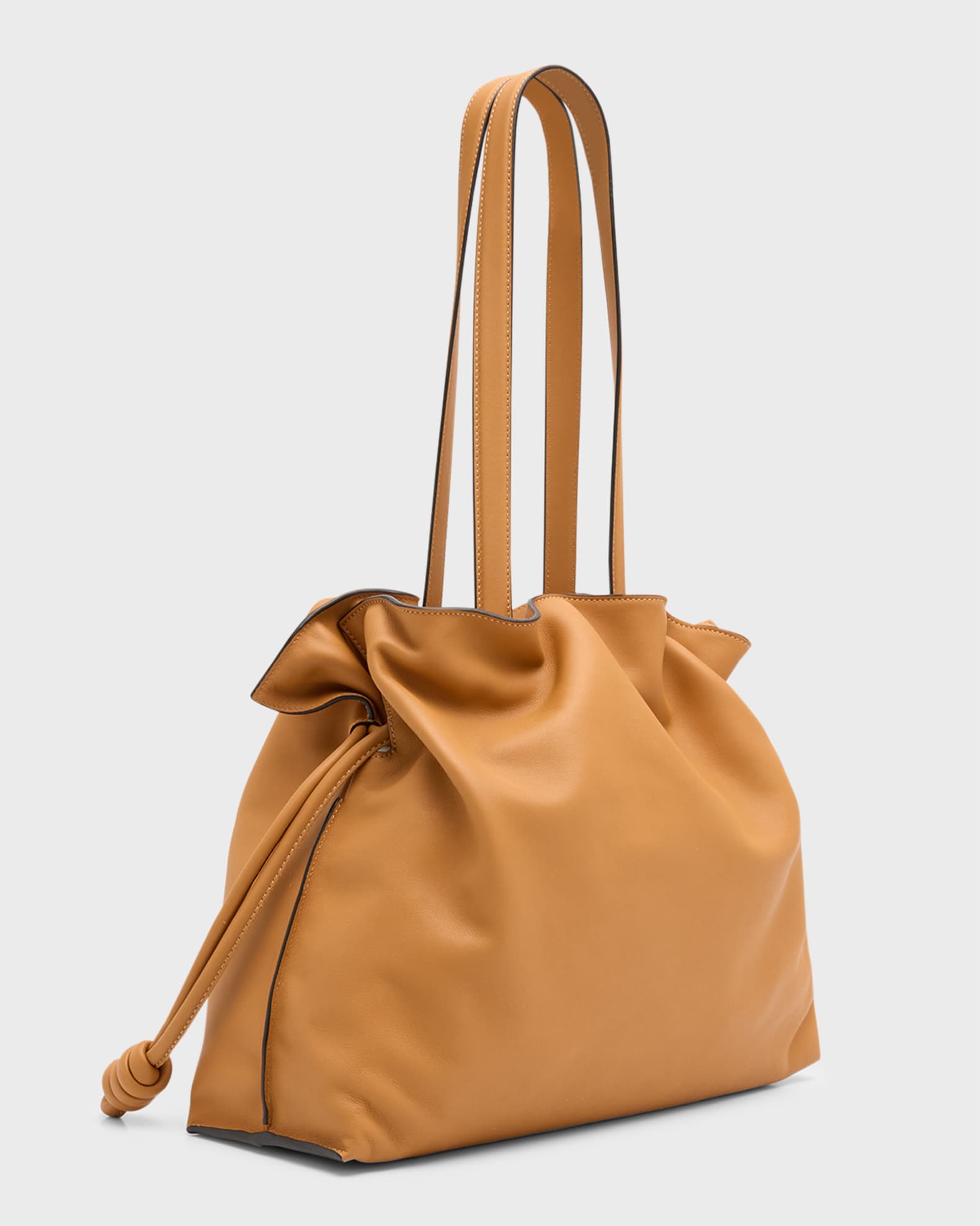 Loewe Flamenco Large Clutch Bag in Napa Leather with Golden