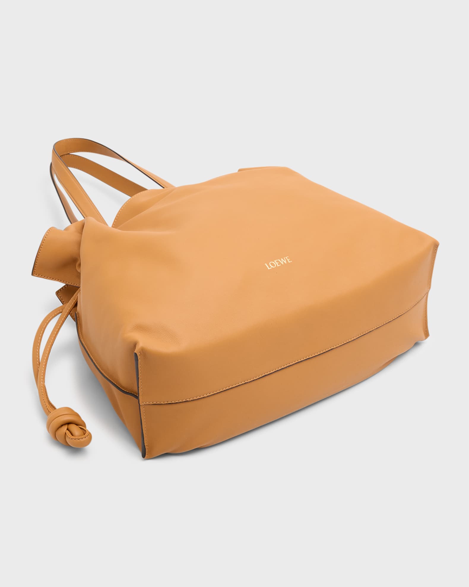 Loewe Flamenco Large Clutch Bag in Napa Leather with Golden