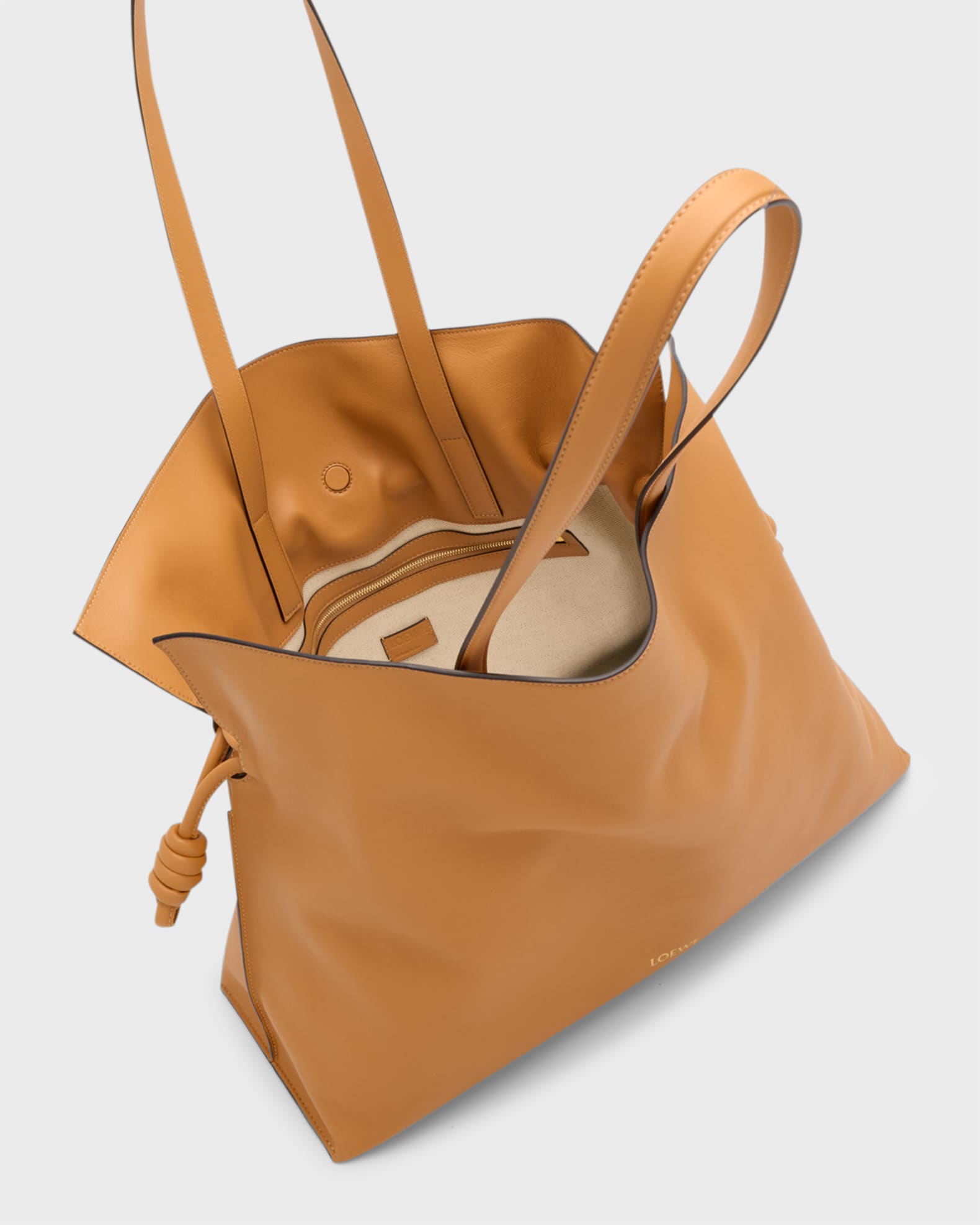 Loewe Flamenco XL Tote Bag in Napa Leather with Golden Foil